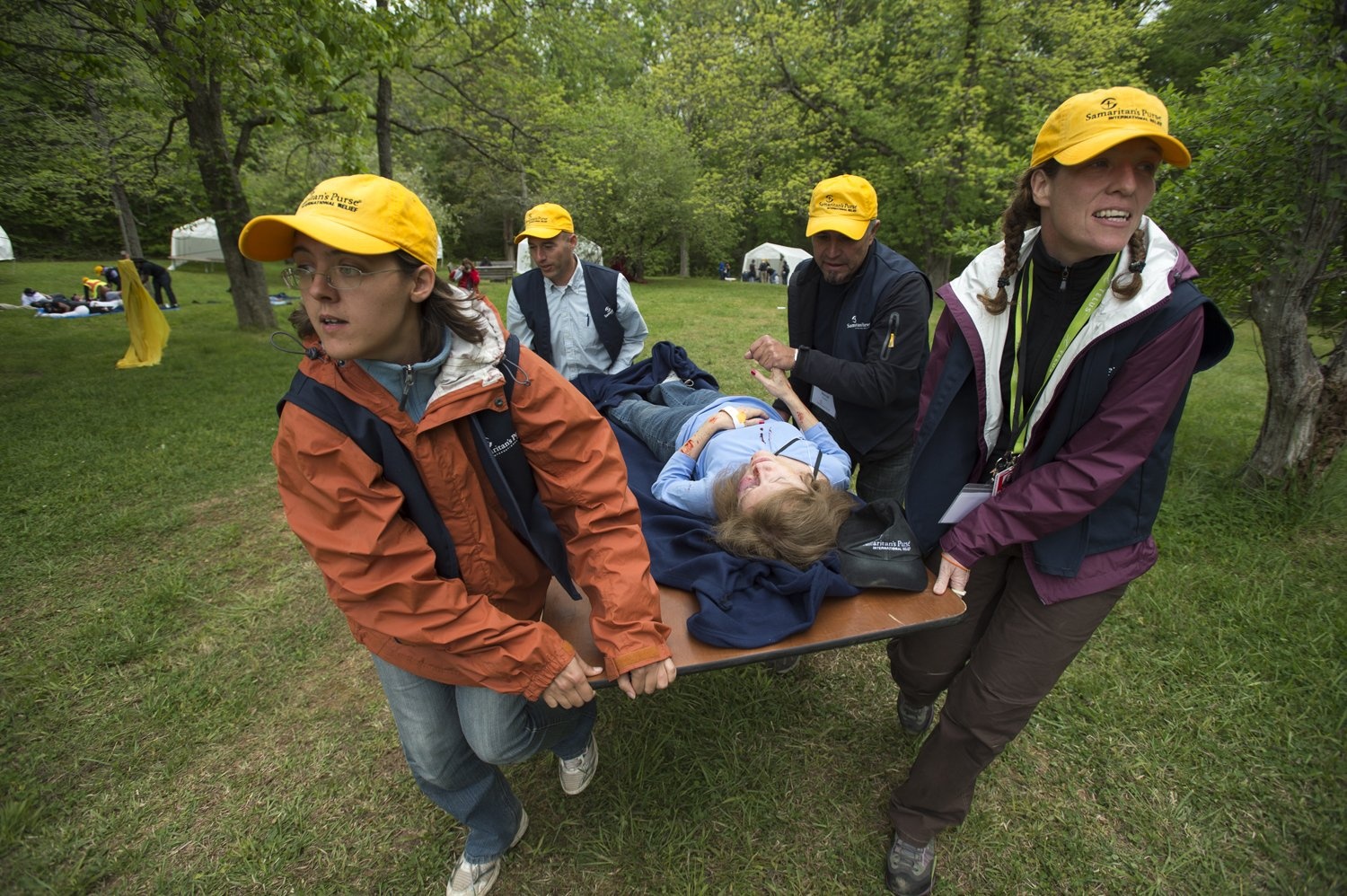 Aid Charity Helps Workers Practice Disaster Response