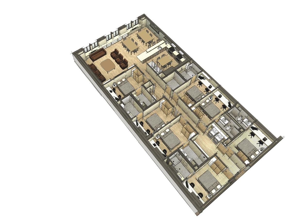 Student Housing Designed to Spur Camaraderie and More Enrollment