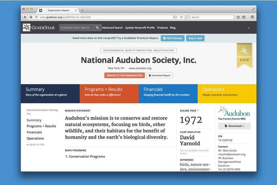 GuideStar Redesigns Charity Profiles to Emphasize Results