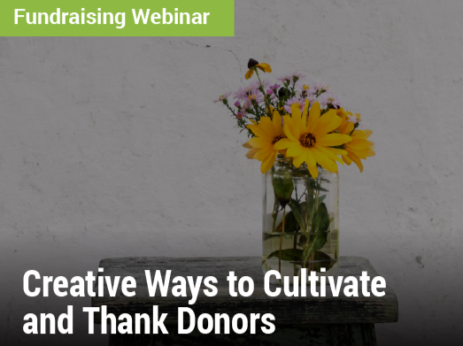 Creative Ways to Cultivate and Thank Donors