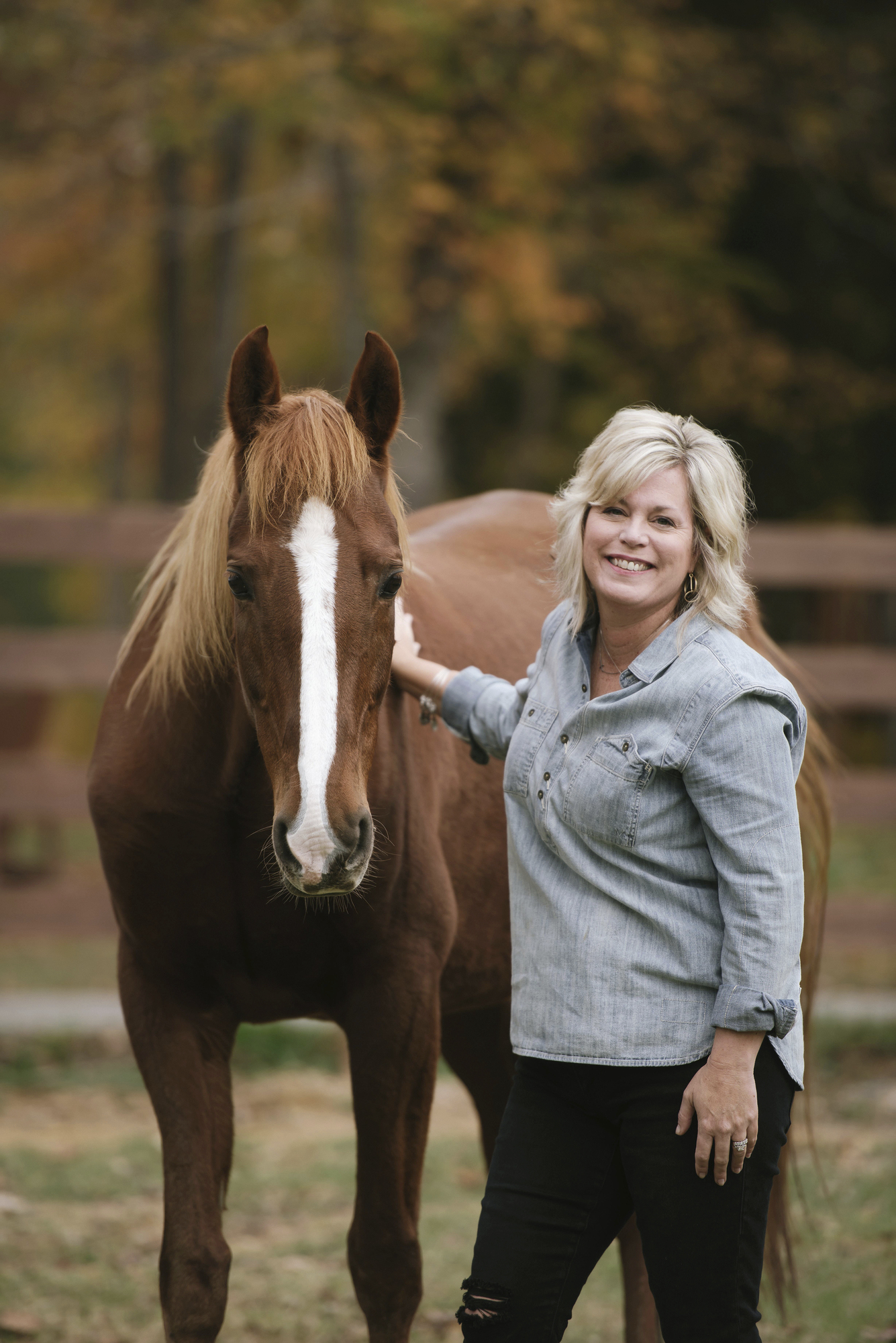 Kim Tschirret loved horses as a child, so when she suffered emotional abuse, she found comfort talking to them. These days, her nonprofit is helping children who have experienced trauma.