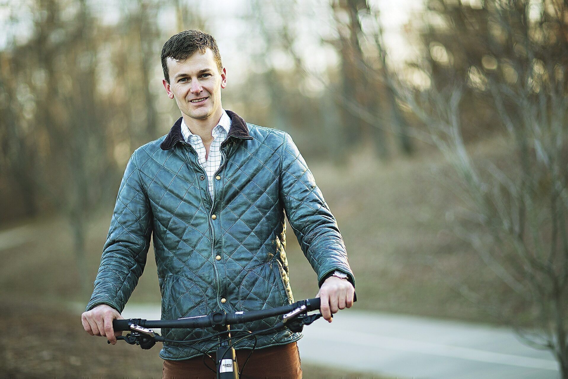 TRAILBLAZER: Steuart Walton’s love of biking has influenced his family’s foundation support of bike trails and conservation causes.