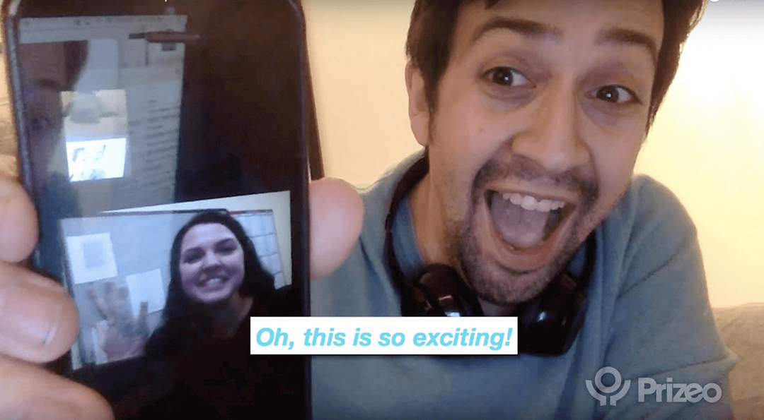 Lin-Manuel Miranda has used his star power along with technology to raise money for small charities.