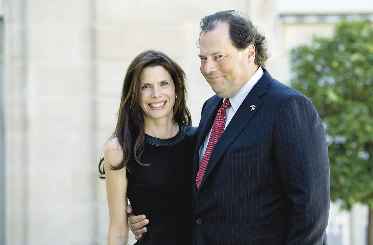 Lynne and Marc Benioff gave $154-million last year. Mr. Benioff scoffs at money in donor-advised funds, saying, "What good is it doing now?"