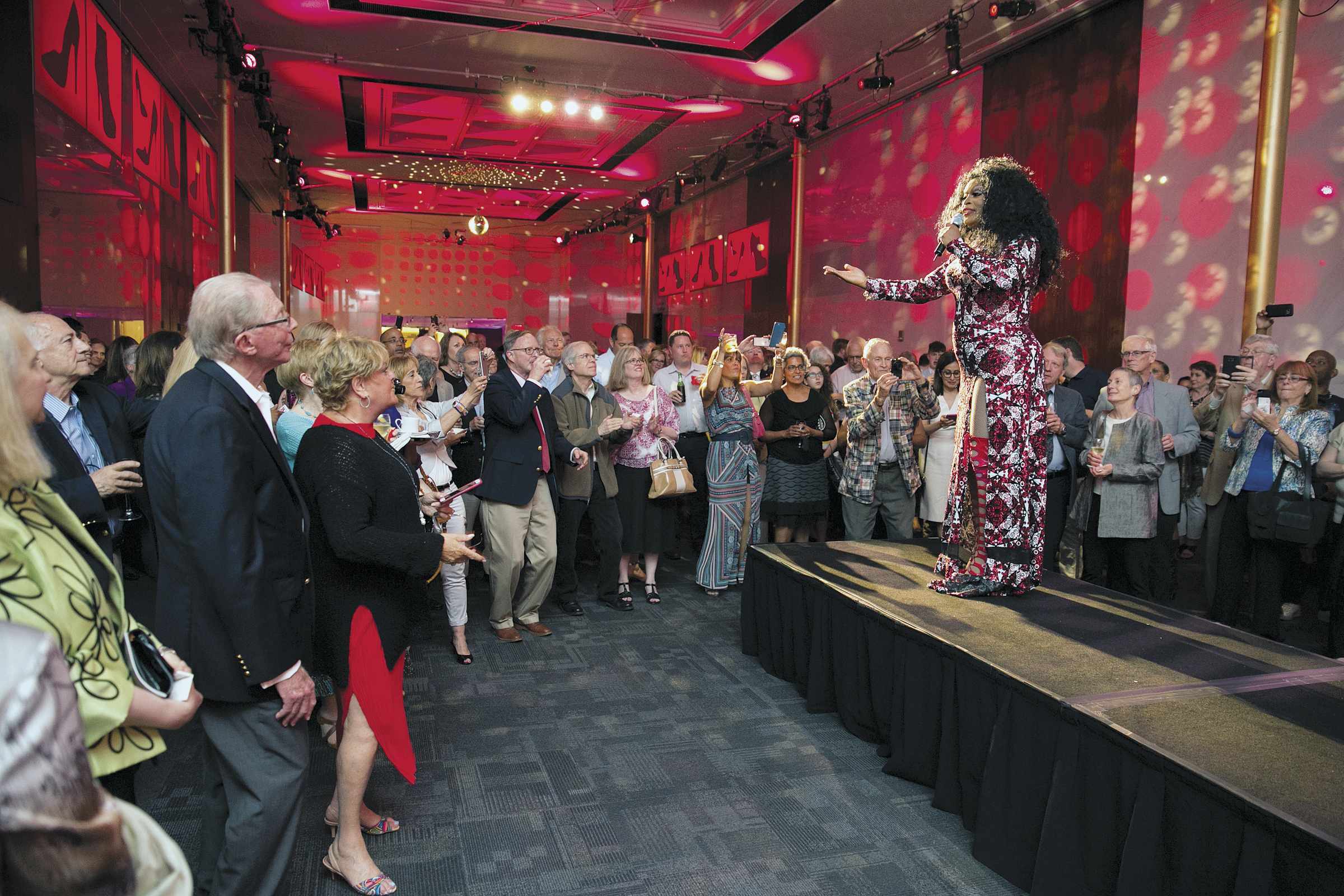 Middle donors to the Kennedy Center enjoy perks like this cast party. The organization has increased giving through new efficiencies and a re-energized advisory board.