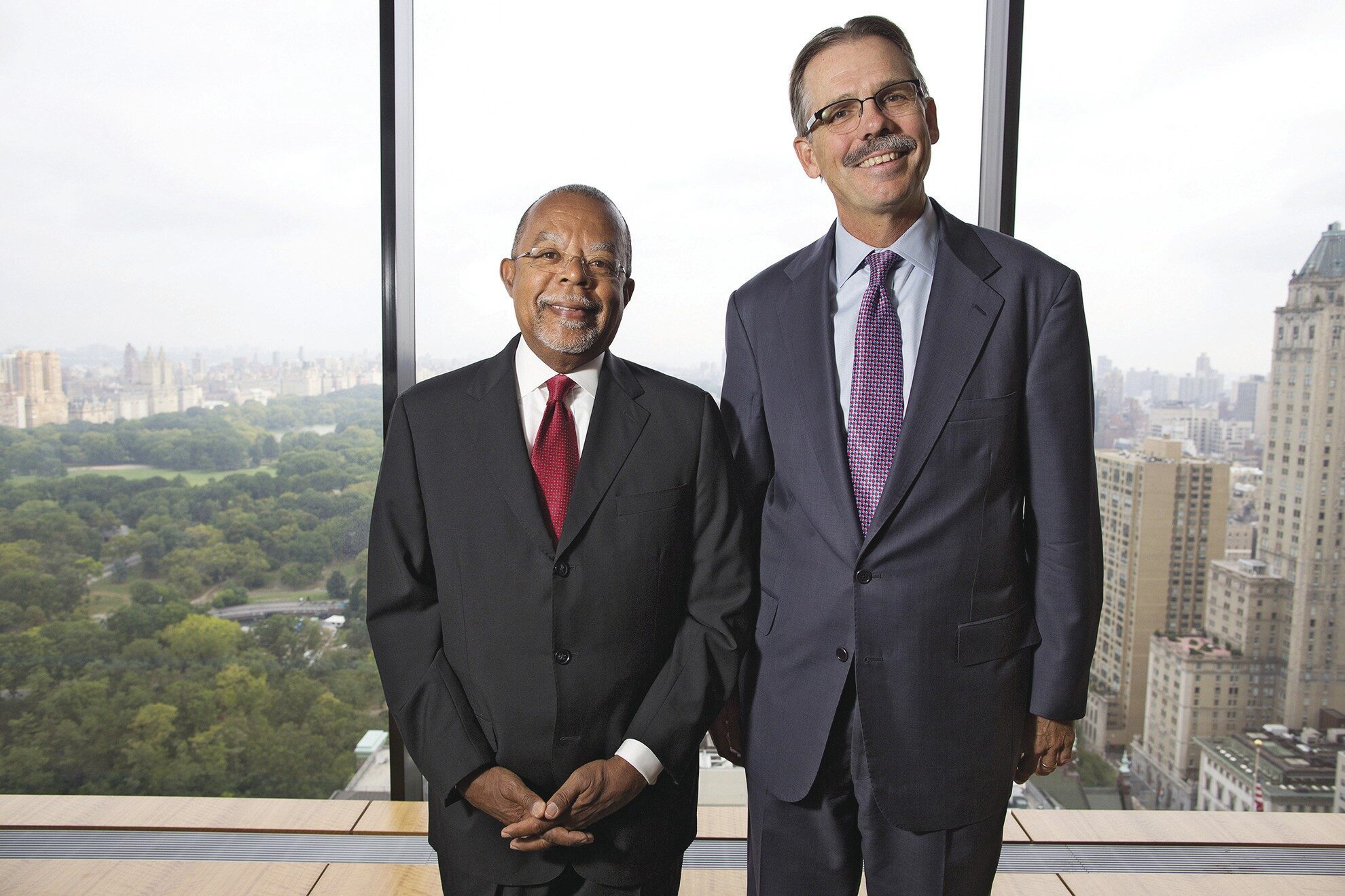 TWO MEN ON A MISSION: Financier Glenn Hutchins (right) backs projects that aim to produce social change. Among them: an African-American studies institute at Harvard run by Henry Louis Gates Jr. 