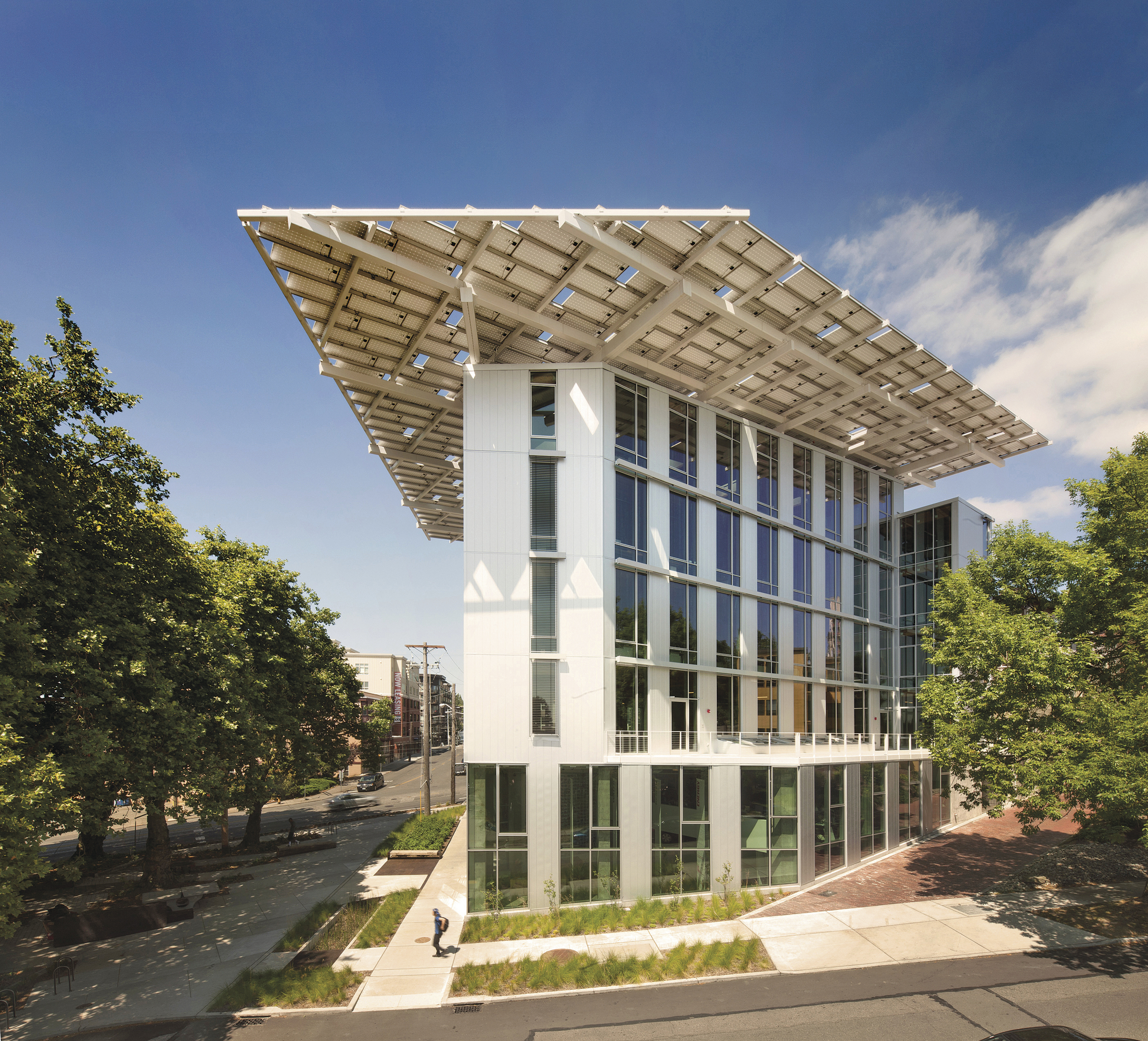 GREEN BY DESIGN: Seattle’s Bullitt Center, built by the Bullitt Foundation, is one of the world’s most environmentally friendly buildings.