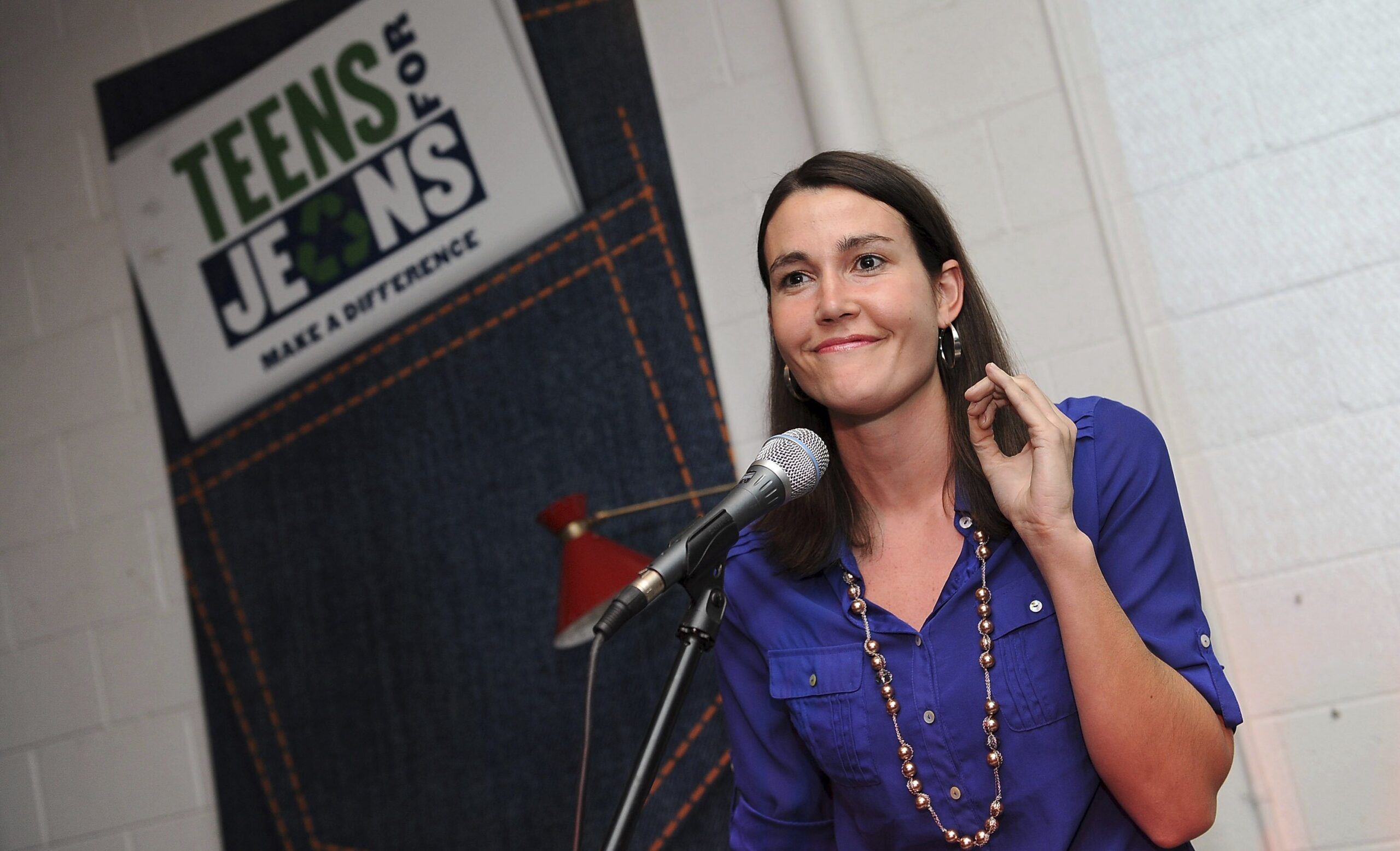 Teens for Jeans, which enlists young people to collect pants for the homeless, is one of the signature volunteer campaigns Aria Finger has helped develop in her 11 years at DoSomething.org.