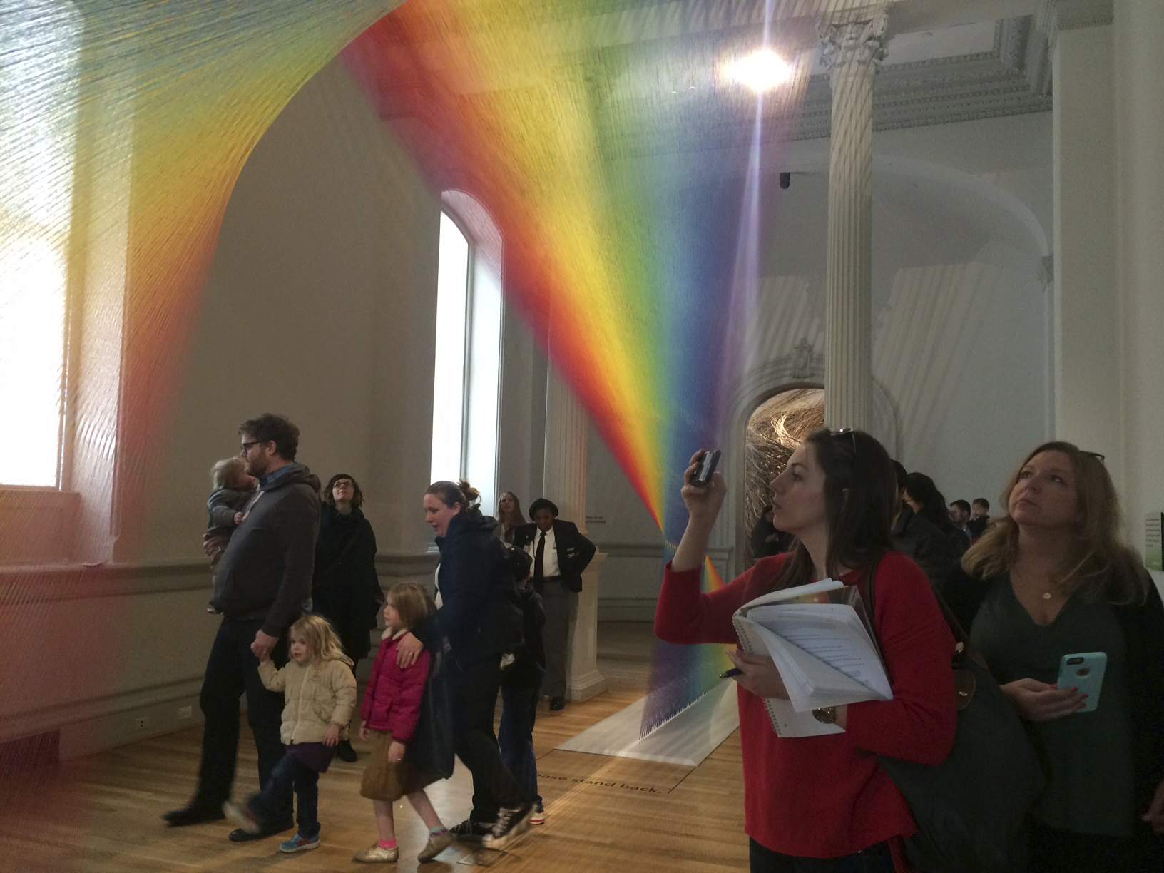 Visitors to the newly reopened Renwick Gallery in Washington have helped send attendance soaring nearly 1000 percent by photographing the art works and posting the images on Instagram and other social media sites.