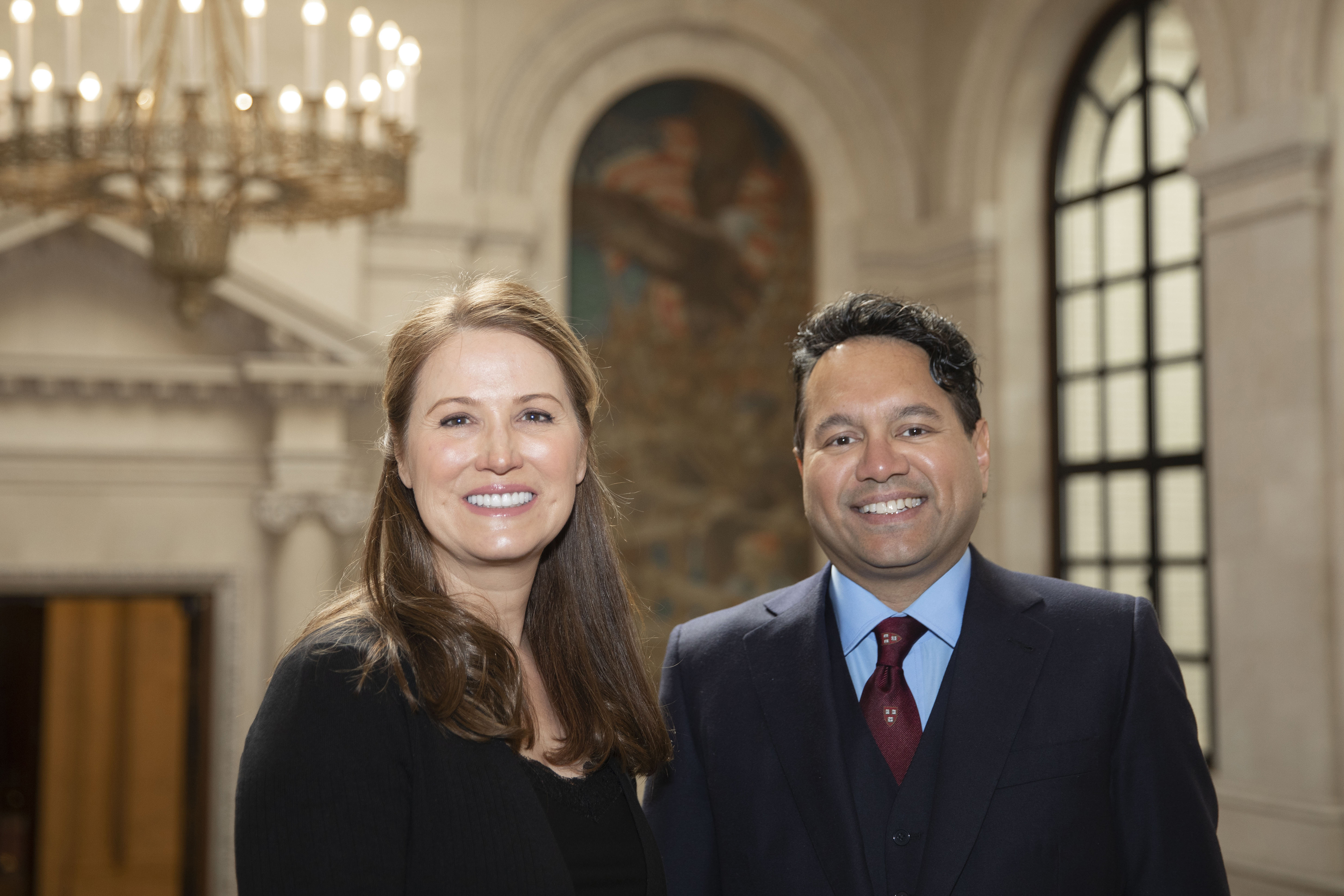 Stacey and David Goel’s gift will pay for moving Harvard’s professional theater to a new location in Boston.