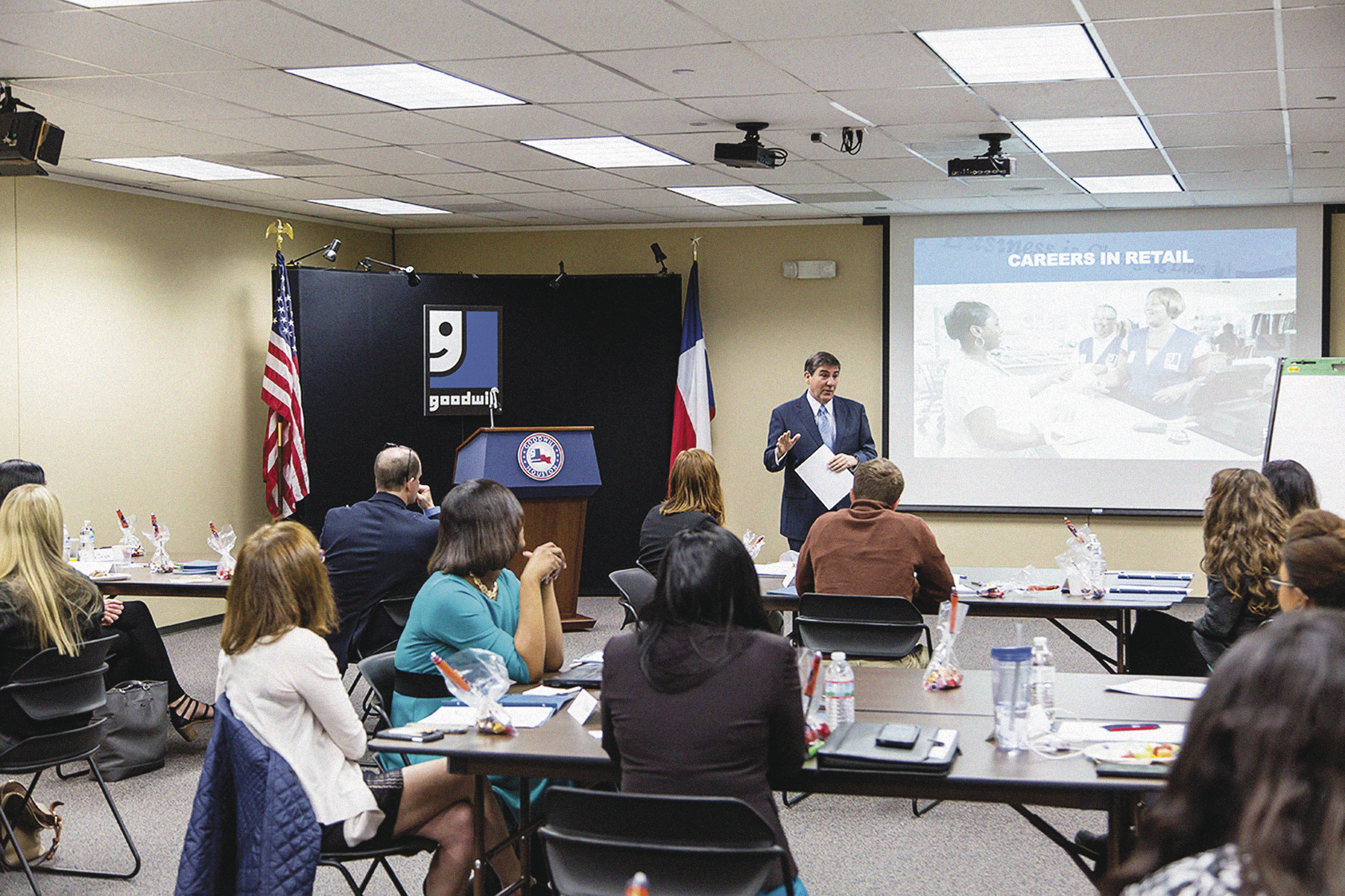 STORE OF KNOWLEDGE: The Walmart Foundation supports Goodwill’s “Careers in Retail” training.