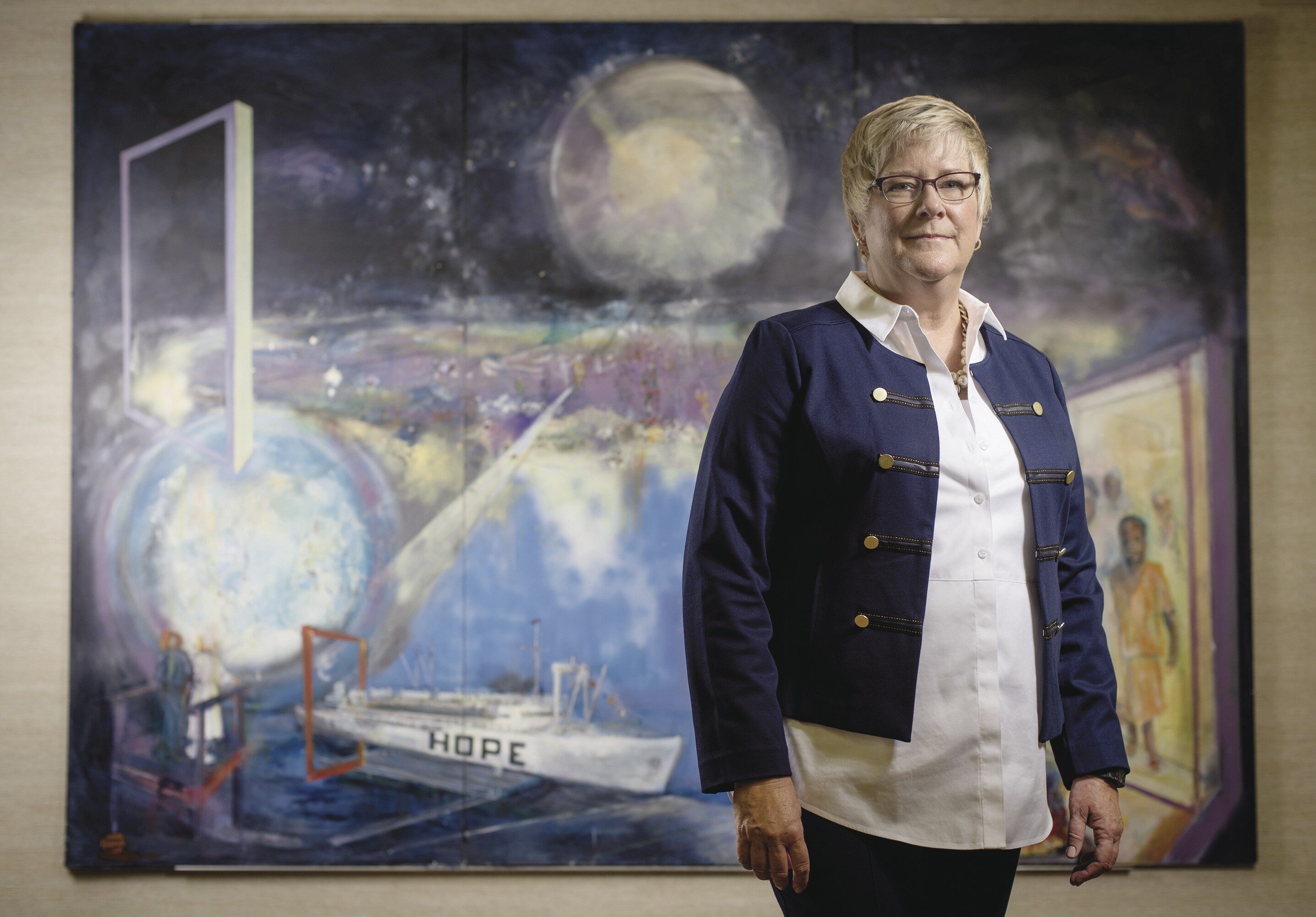 FULL STEAM AHEAD: Jann Schultz, a fundraiser with the international-development group Project HOPE, borrowed a technique
from business to test which elements of an appeal matter to donors — and which ones don’t.