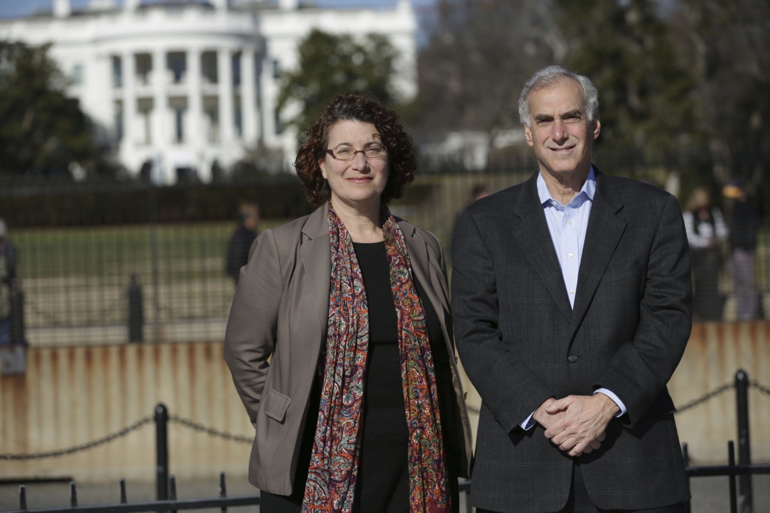 Susan Casey-Lefkowitz, the Natural Resources Defense Council's chief program officer, is overseeing a plan to preserve environmental rules in the United States. David Goldston, director of government affairs, says the environmental movement is stronger today thanks to climate-change battles of recent years.