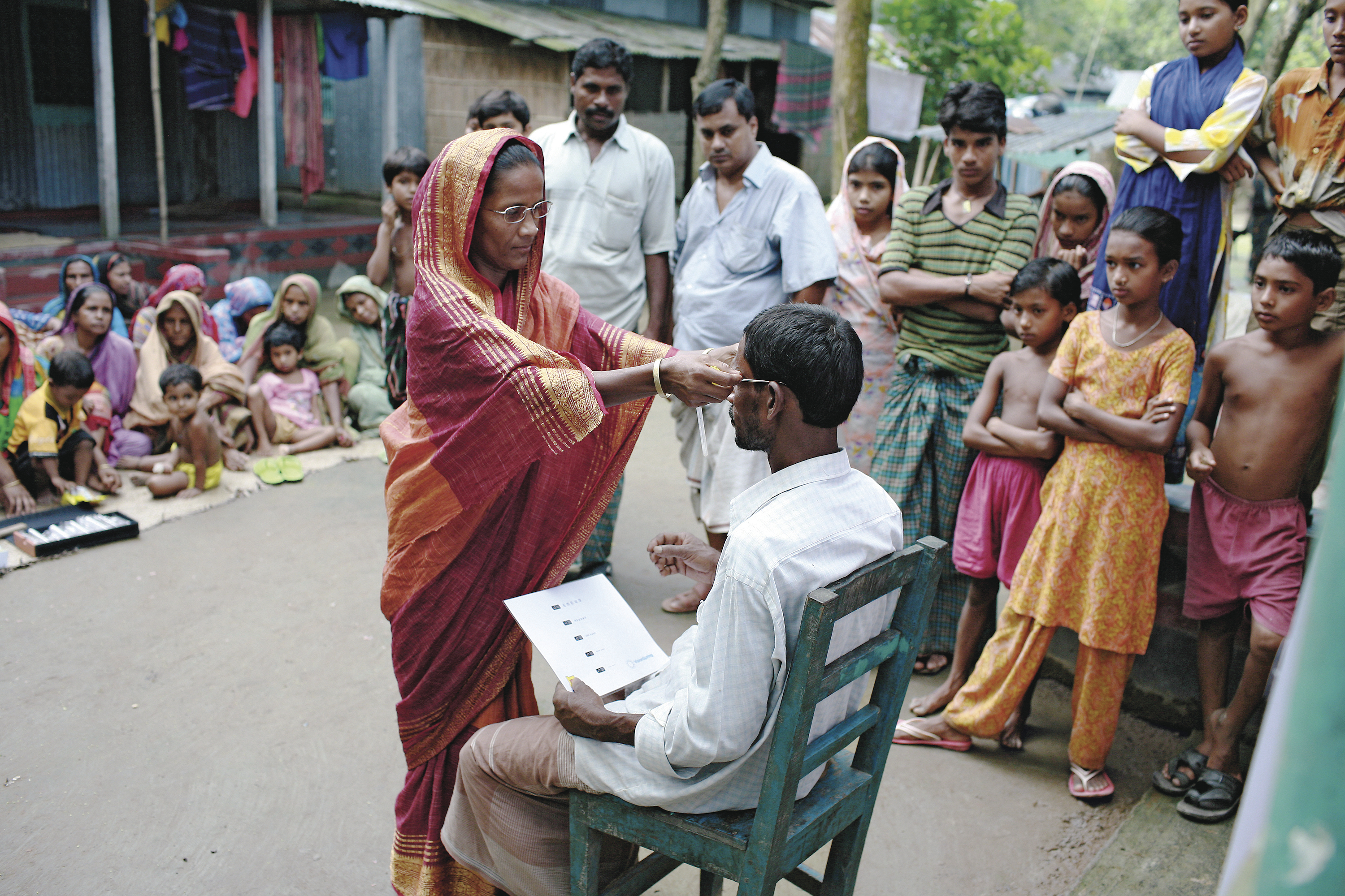 BETTER EYESIGHT: VisionSpring sells glasses to people in developing countries
for just a few dollars a pair.