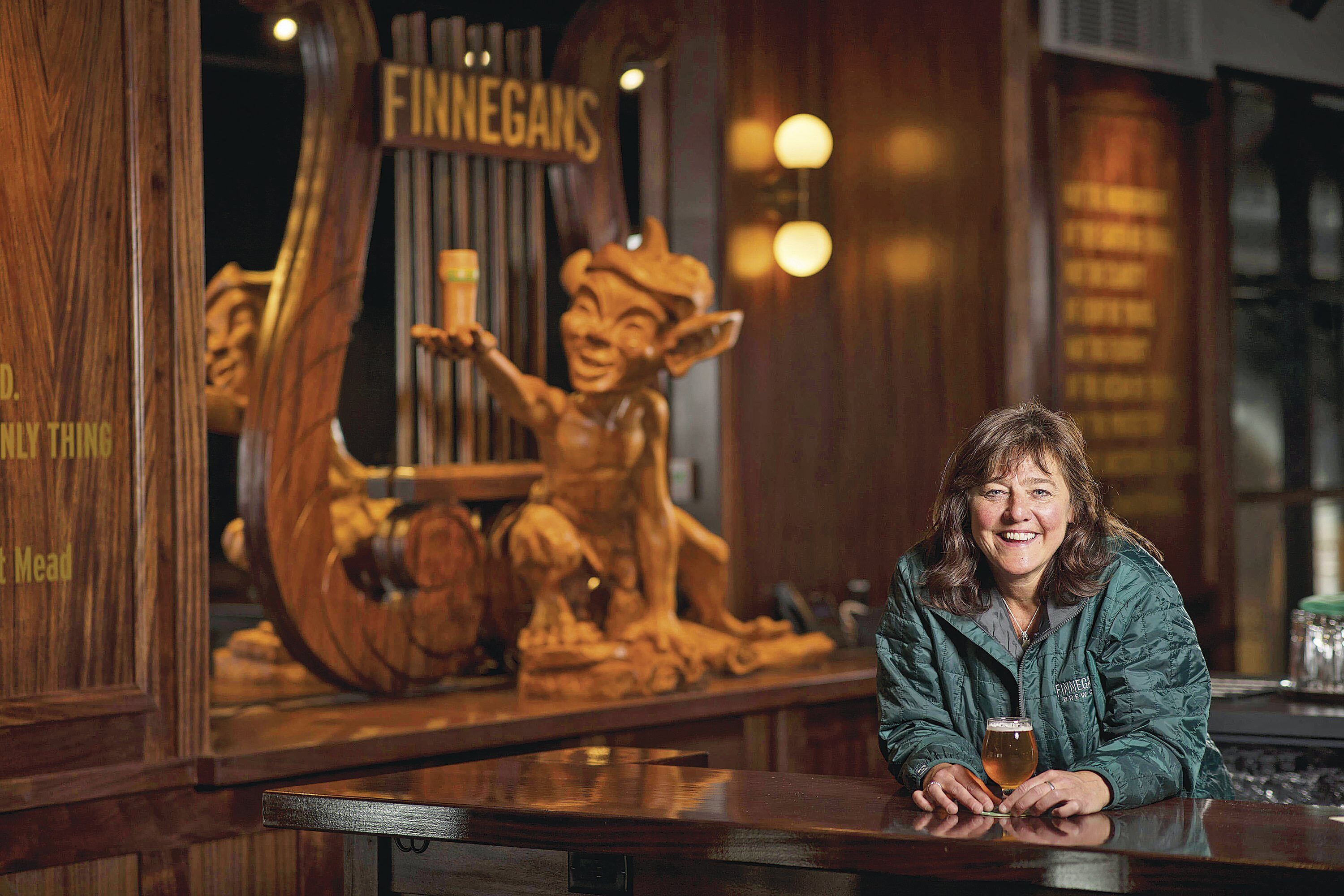 Finnegans Brew Co., cofounded by Jacquie Berglund, donates its profits to provide fresh produce to people in need.