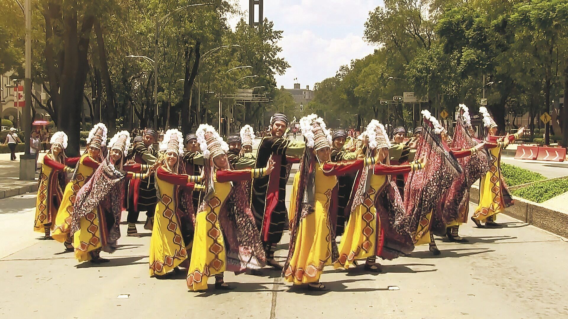 The Y’s work has taken on a more global cast on Timms’s watch. Last year the Jewish cultural and community center put a Rosh Hashanah blessing to music and saw dance groups worldwide — including this Mexican troupe — choreograph performances to it. 