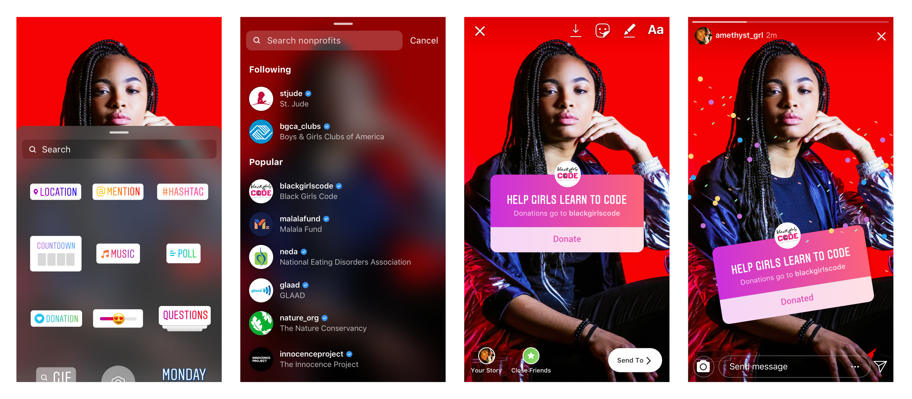 Instagram Unveils New Donation Tool for Stories 1