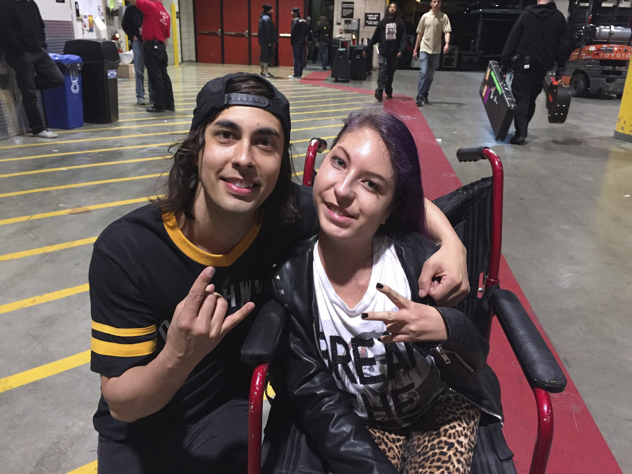 Vic Fuentes (left), the lead singer and rhythm guitarist of the rock band Pierce the Veil, has been appointed co-chairman and CEO of Living the Dream Foundation.