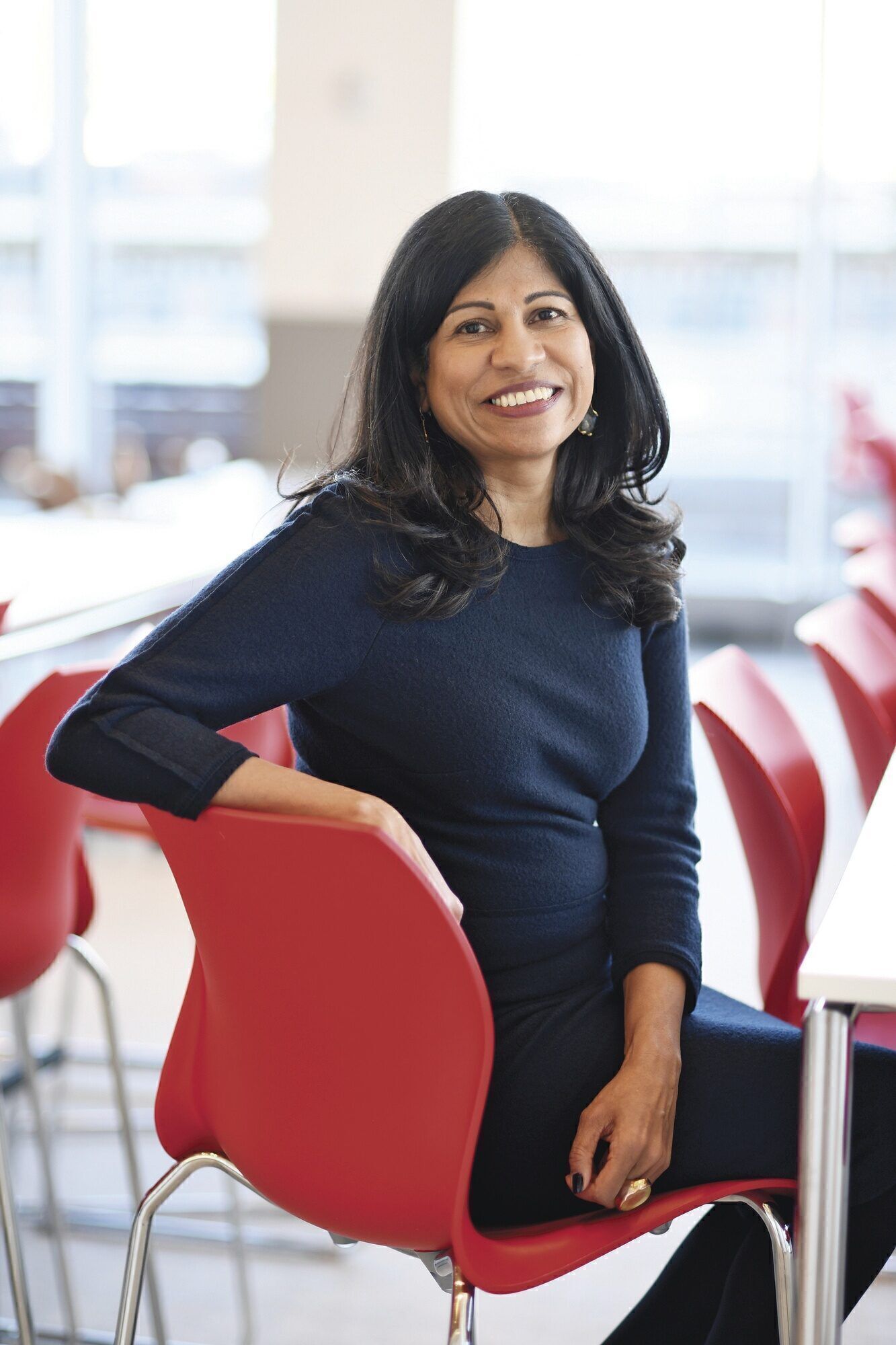 ELEVATING MISSION: Lata Reddy, who leads Prudential’s office of corporate social responsibility, reports to the company’s vice chairman and has helped vet prospective board members.