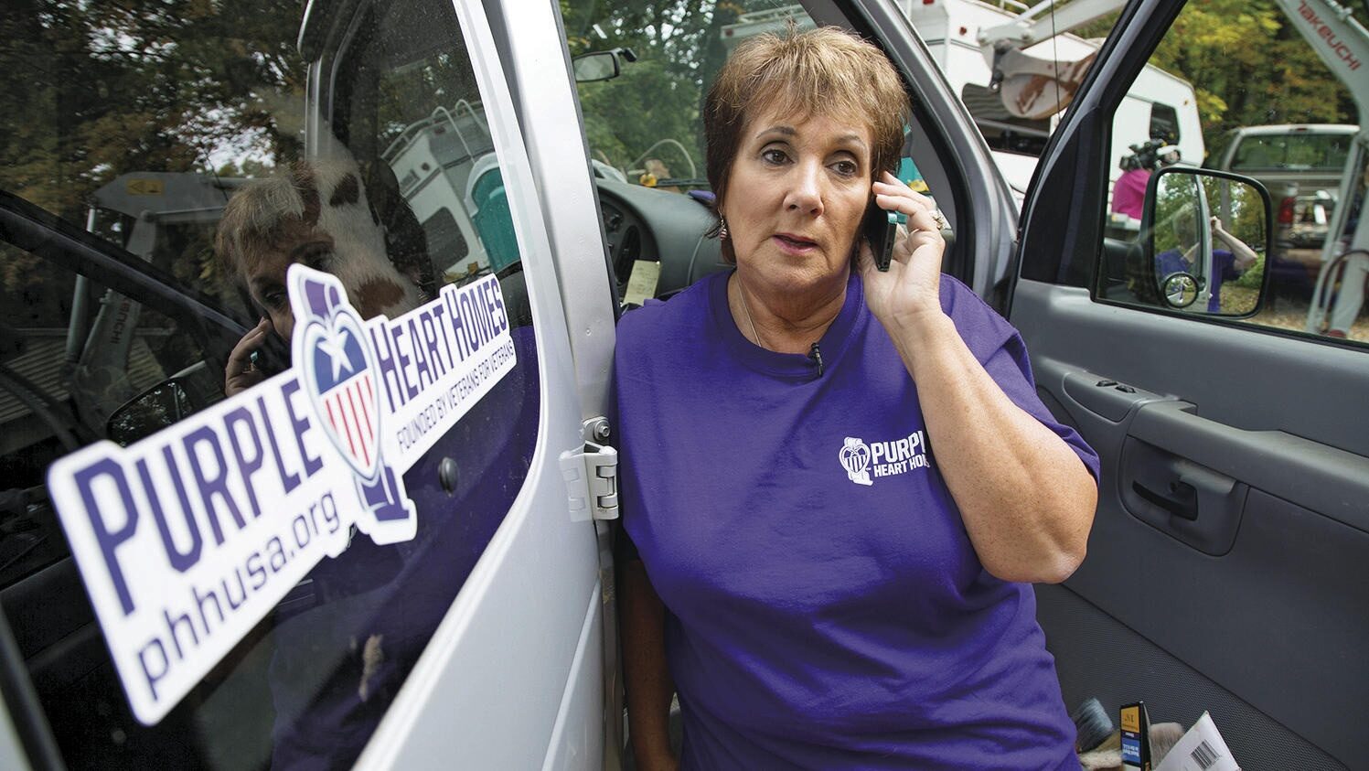 Vicki Thomas, has helped raise hundreds of thousands of dollars for Purple Heart Homes, a veterans' housing organization that supports soldiers from all generations. 