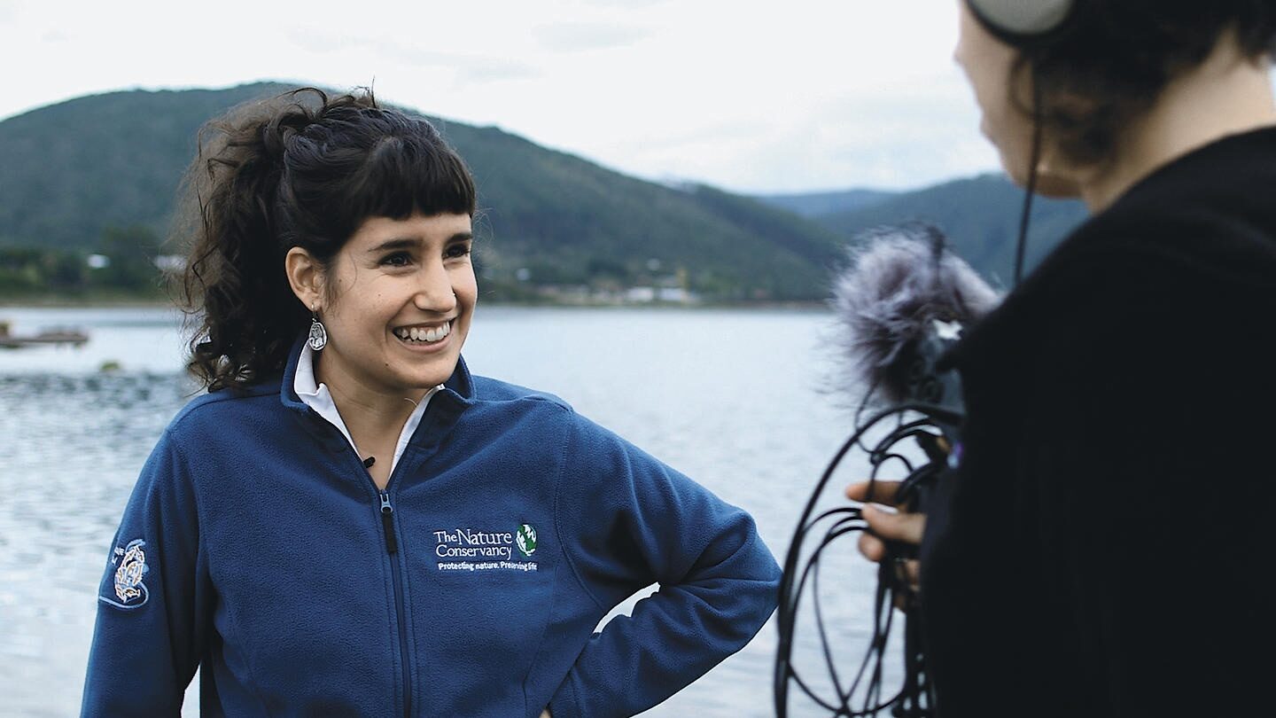 The Nature Conservancy produces custom-made videos for $1-million-plus donors, like this one, shot on the Chilean coast to show donor Lyda Hill about the sustainable-fisheries program she supports.