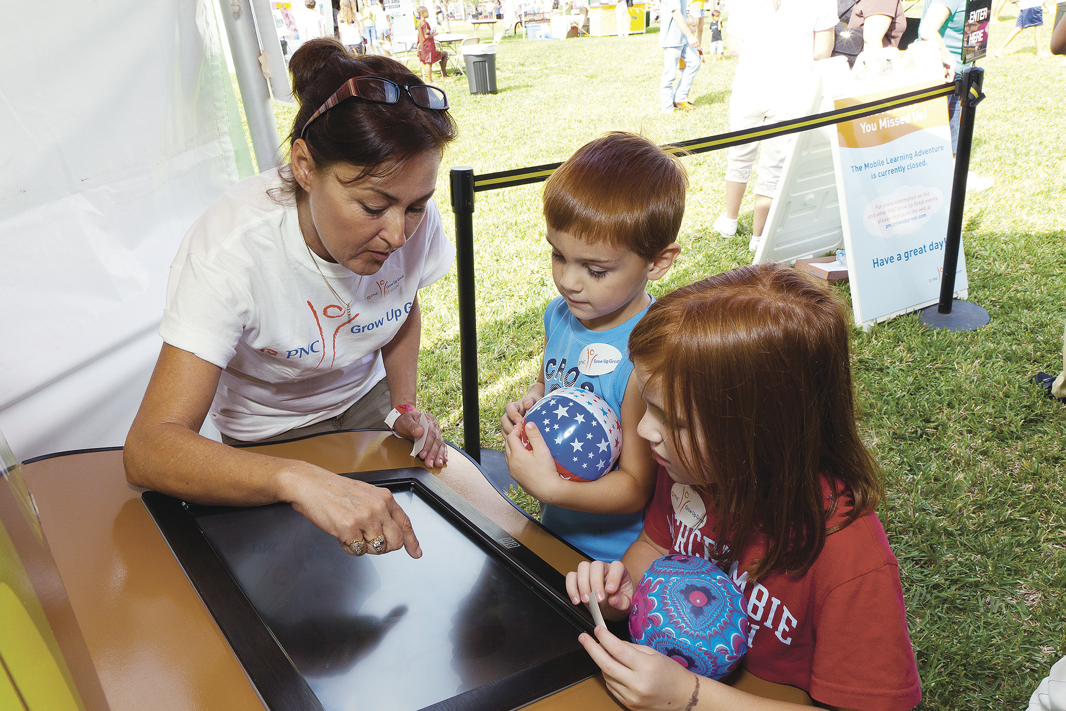 WORD UP: PNC’s mobile-learning adventure works to improve children’s vocabularies and get them thinking about future professions. 