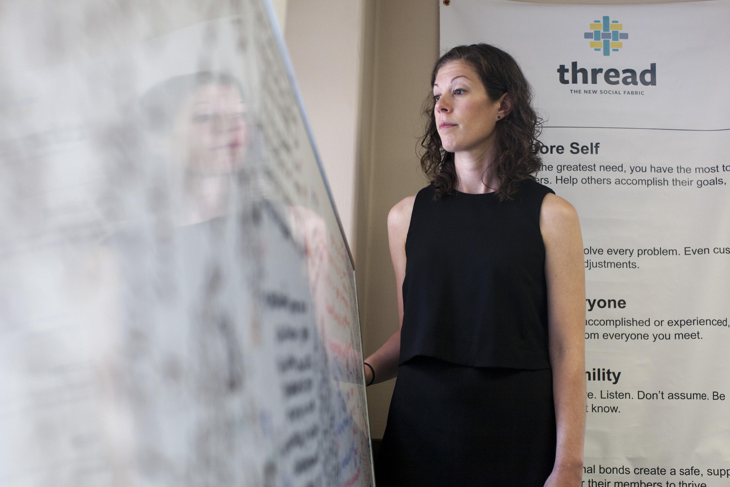 Sarah Hemminger, Thread’s co-founder, wants her nonprofit to serve 7 percent of Baltimore’s high-school freshmen. “Imagine if Teach for America hadn’t spread out, but gone deep in one city,” she says. 