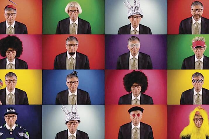 Bill Gates shows his wacky side on “Late Night With Jimmy Fallon" in hopes of getting people to read his annual letter about his foundation’s work.