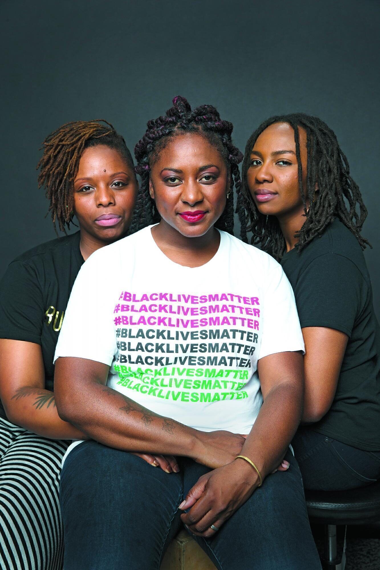 #BlackLivesMatter co-founders Patrisse Cullors, Alicia Garza, and Opal Tometi.