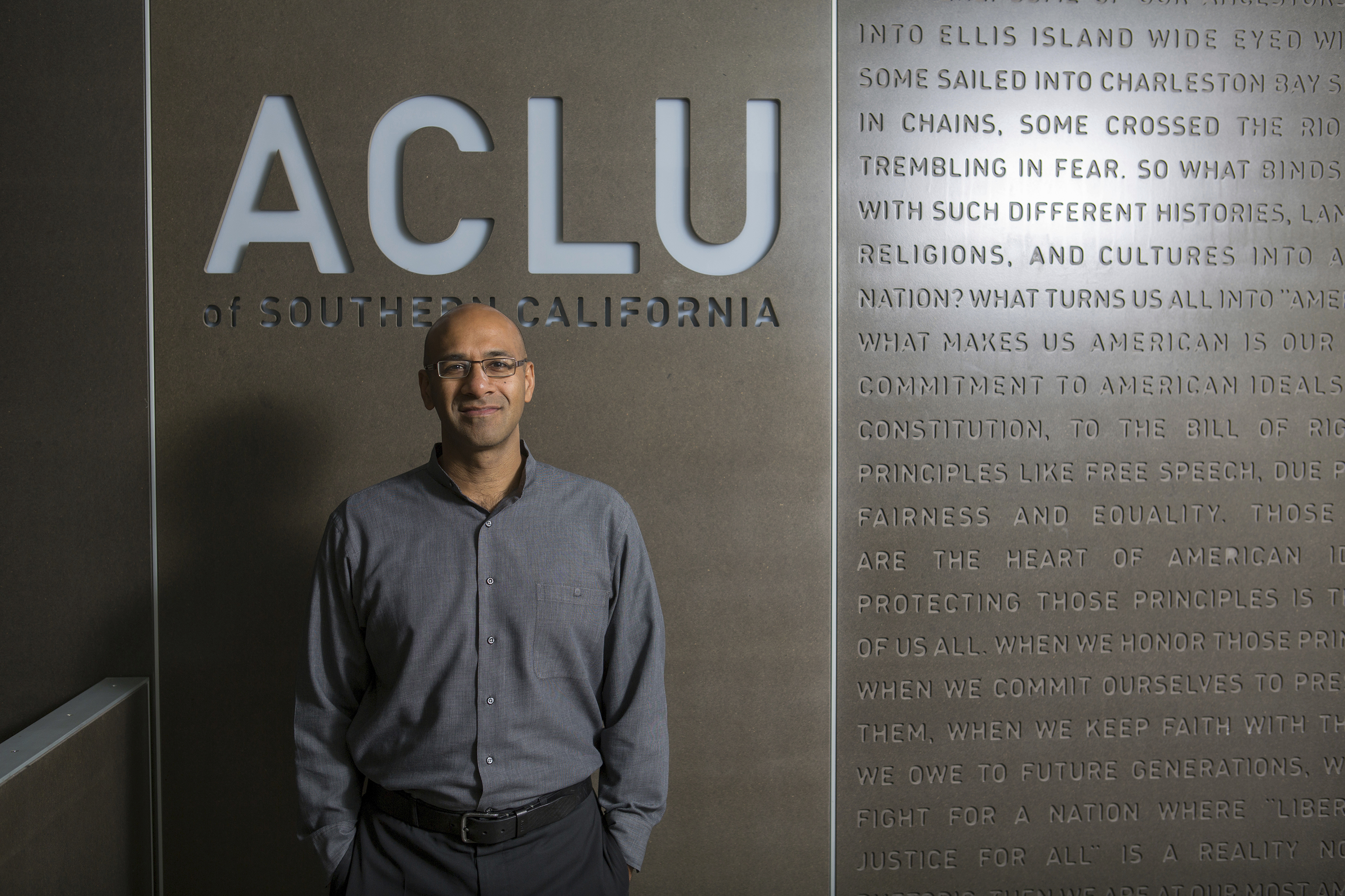 Ahilan Arulanantham, the son of immigrants from Sri Lanka, is a lawyer for the American Civil Liberties Union who helps refugees and defends human rights.