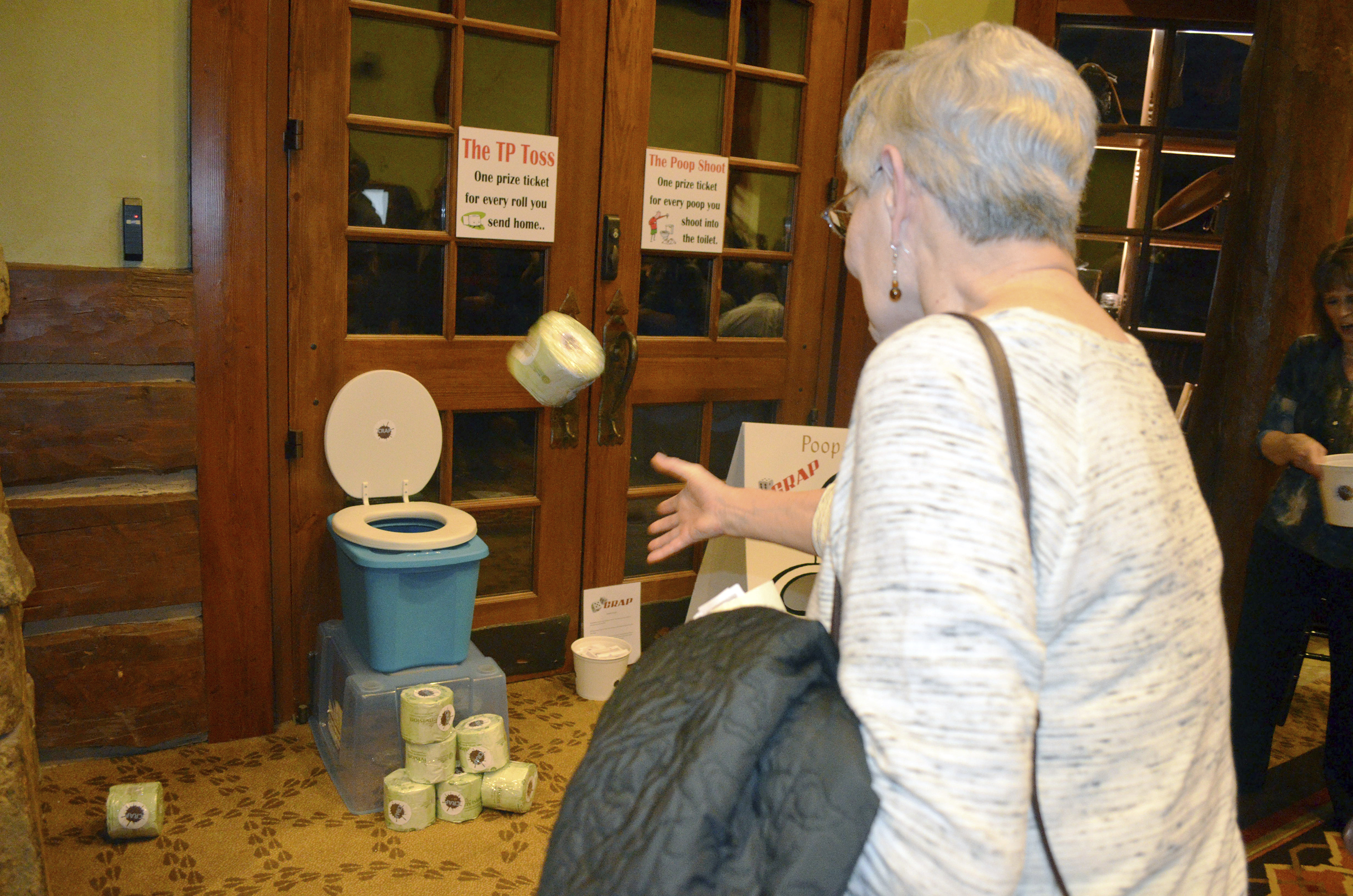CoxHealth Foundation are refocusing their special events with a primary focus on their annual Colorectal Awareness Party, or CRAP. Activities throughout the evening included the T.P. Toss and Poop Shoot.
