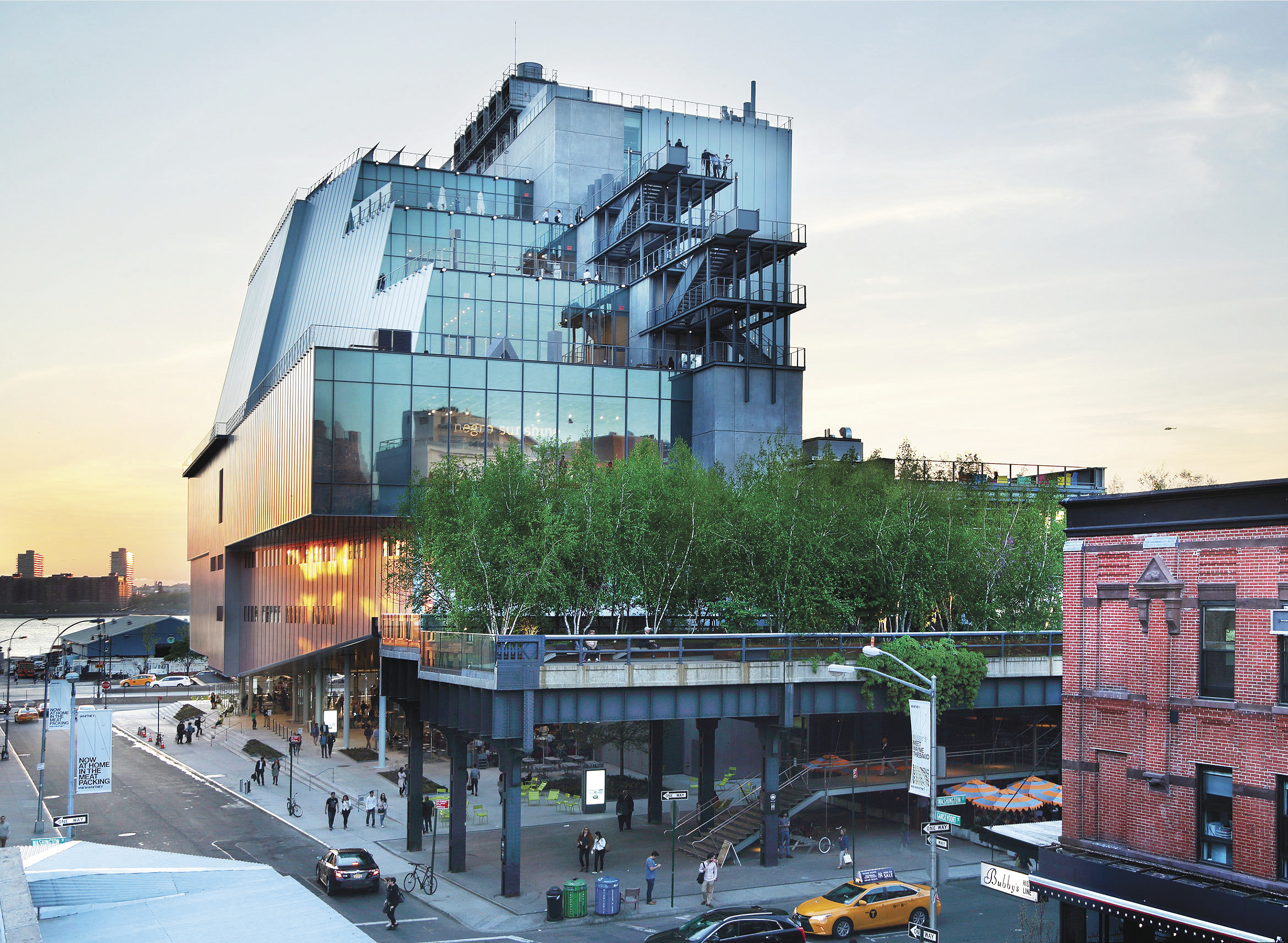 The new Whitney Museum of American Art opened after a $760 million campaign. 