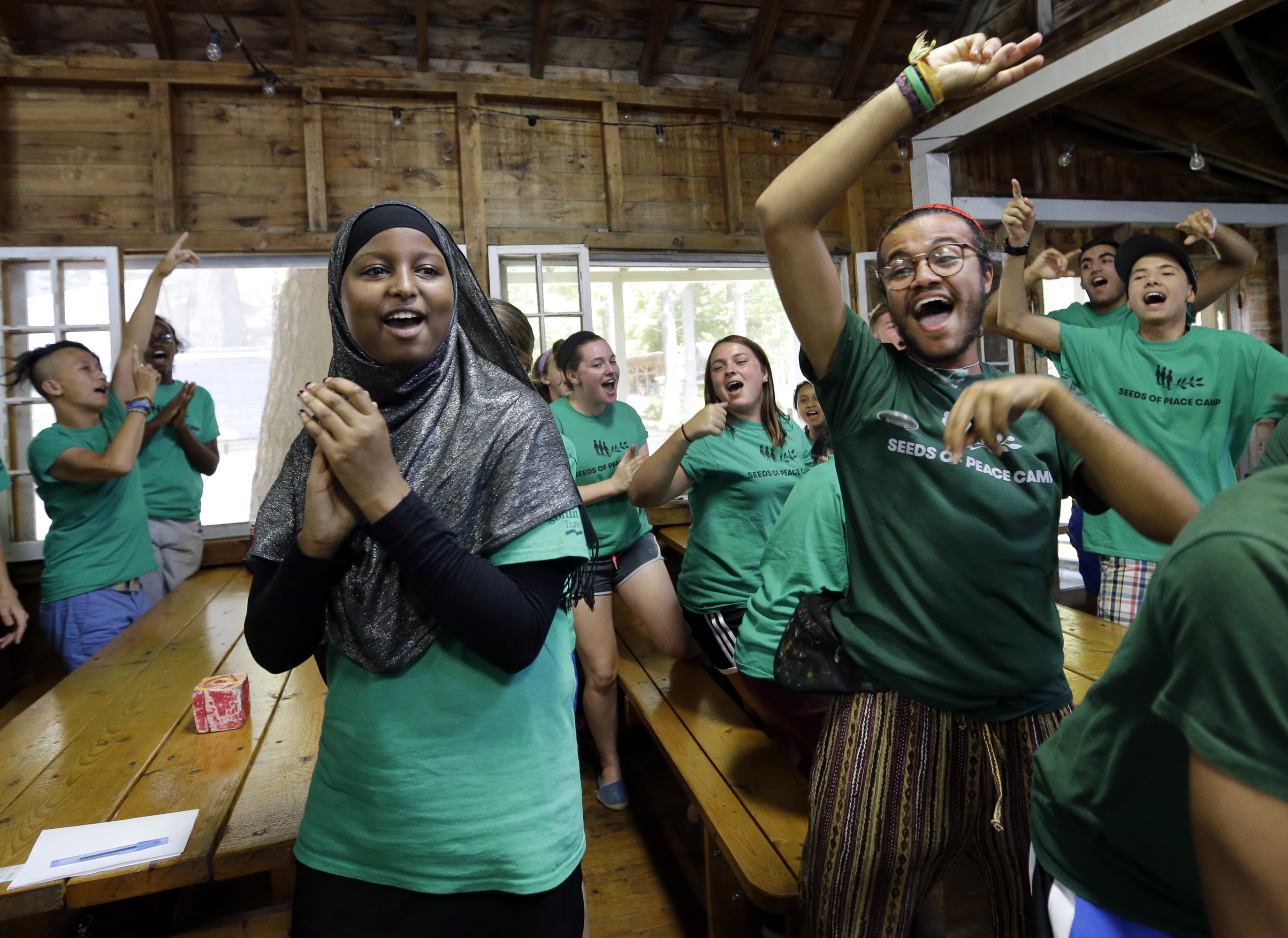 At the Seeds of Peace camp in Otisfield, Me., Arab and Israeli teens find common ground through daily discussions about conflict in the Middle East. 