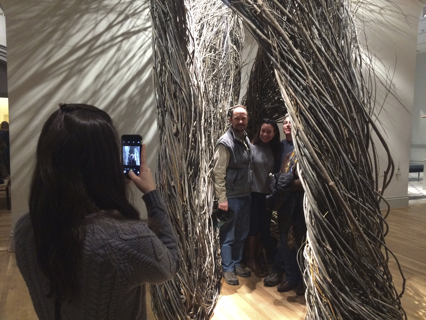 Curator Nicholas Bell had to request additional security and maintenance to keep up with the crowds of camera-toting enthusiasts photographing his exhibition, “Wonder.”