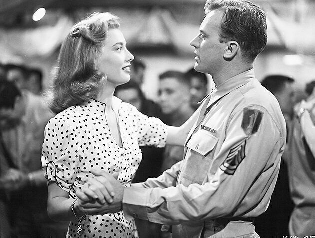 Peggy Helmerich and Arthur Kennedy in ‘Bright Victory.’