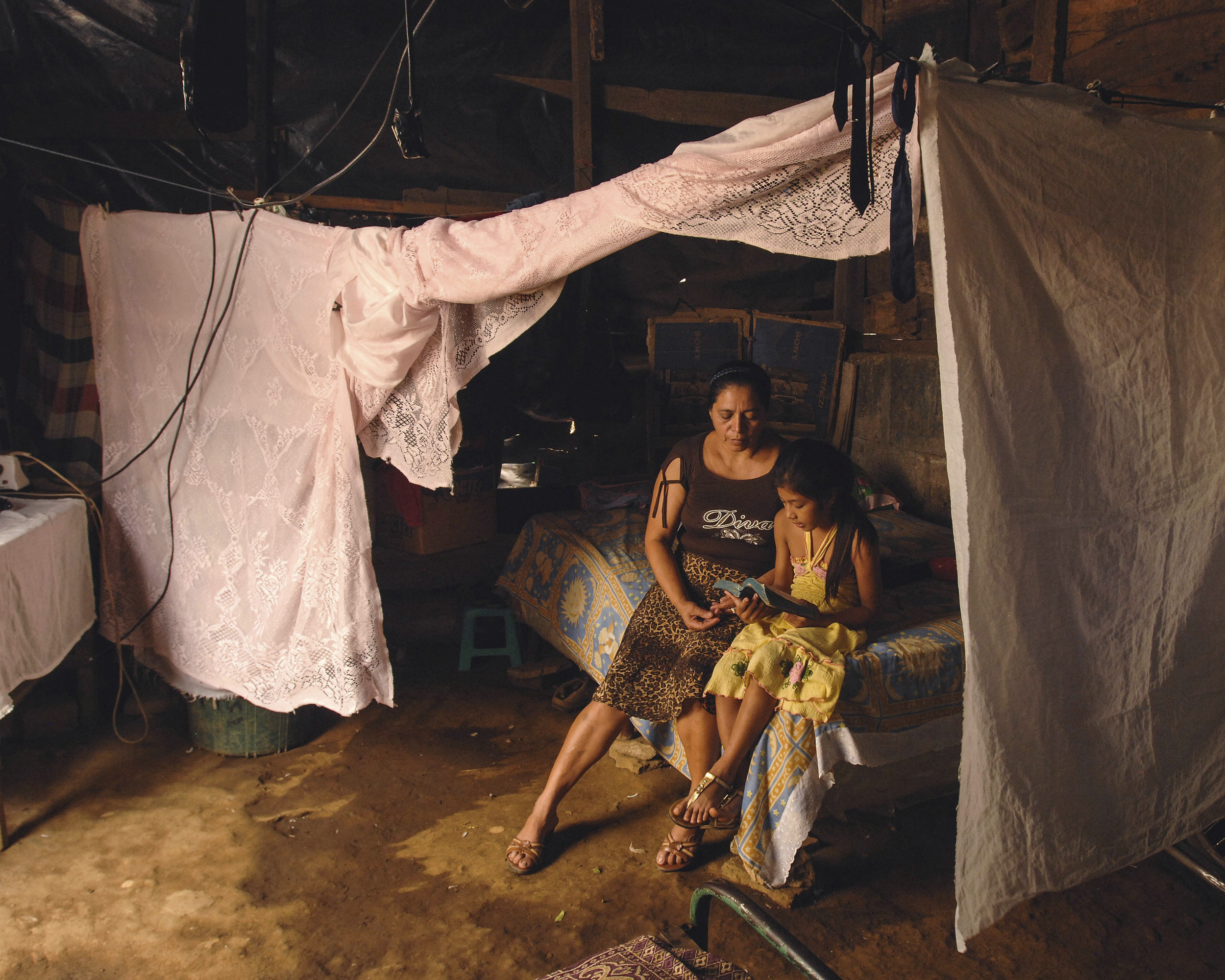 Hazel Guadalupe Lopez Flores, 8, is the baby of a family of eight in Nicaragua. Her mother, Nubia Florez Ortiz, says Hazel loves to study and hopes to go to college.