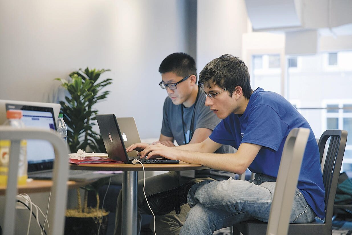 JPMorgan sponsors “hackathons” where college students race to come up with technological solutions for problems facing nonprofits.