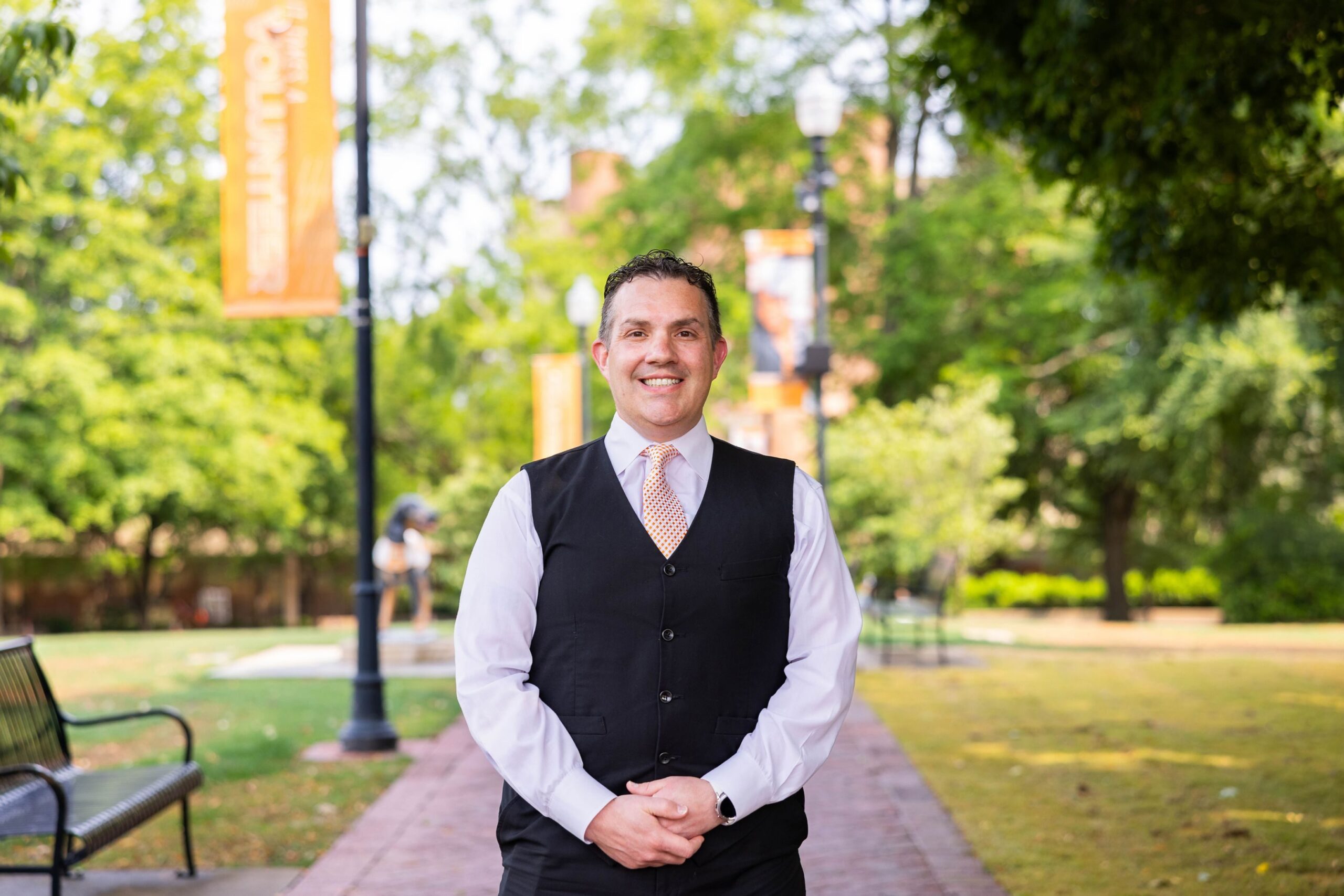 Joe Stabb, an assistant professor of practice at the University of Tennessee at Knoxville, helps other universities analyze their donor data for fundraising data.&nbsp;(U. of Tennessee)