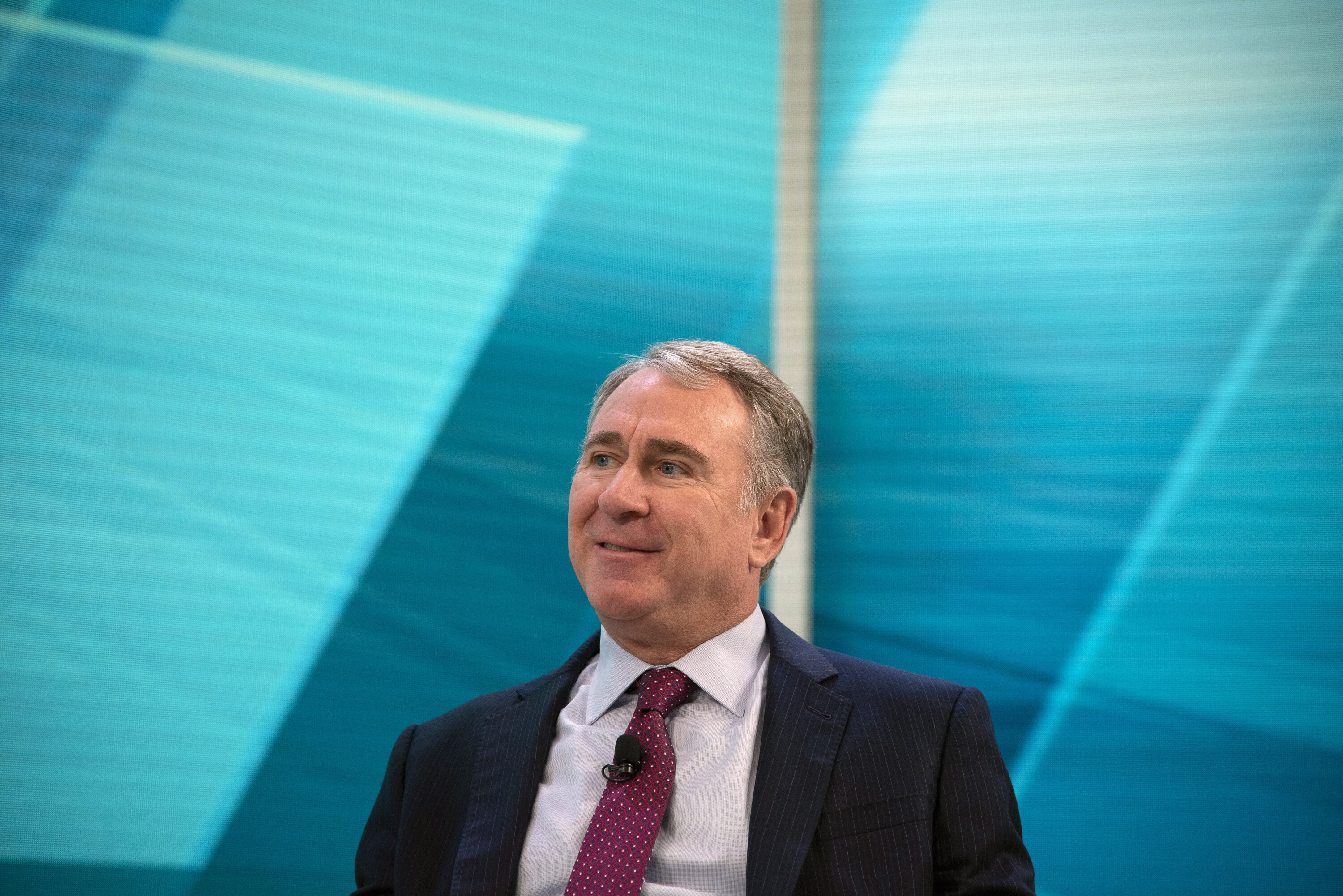Ken Griffin, the chief executive of Citadel Securities, speaks at a conference in New York on Nov. 10, 2021.