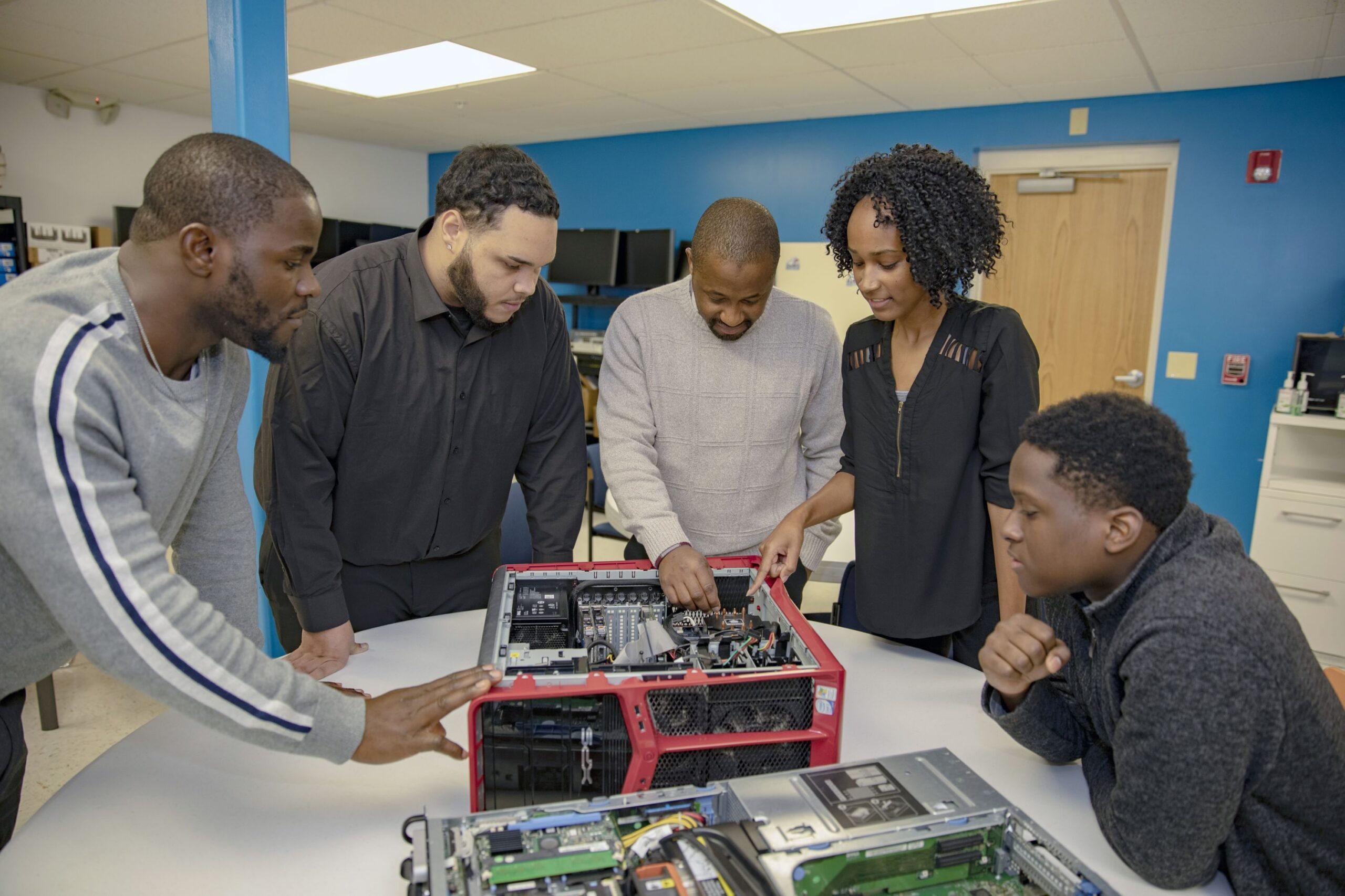 Per Scholas Network Support Class in Columbus, OH.