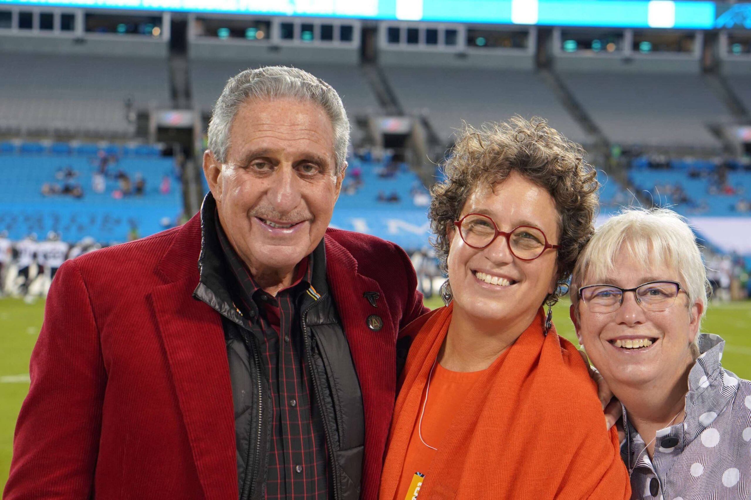 Arthur Blank with Fay Twersky (center).