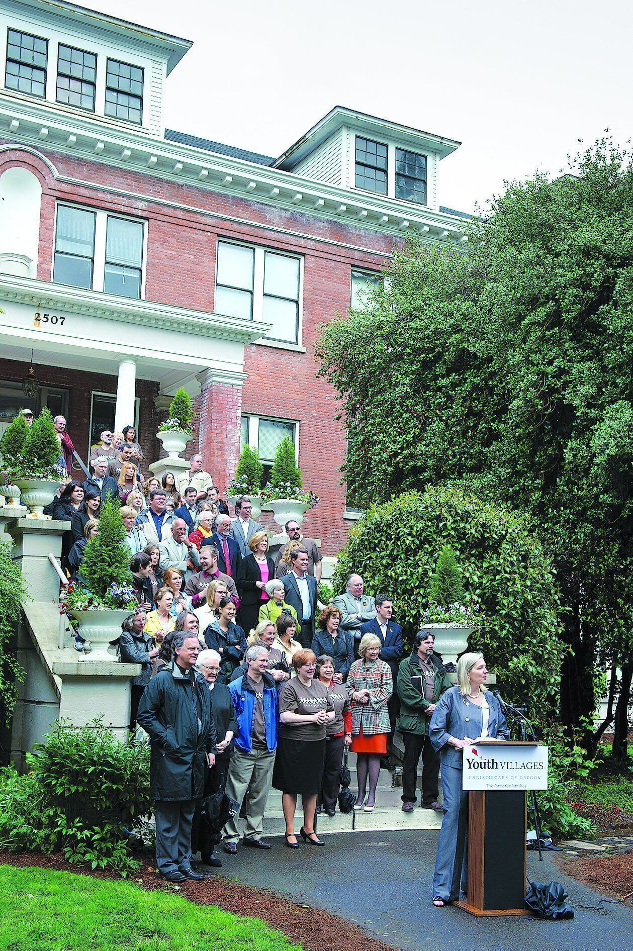 GROWTH SPURT - Officials announce Youth Village’s merger with Oregon’s Christie Care. Backed by $91 million in grants, the Tennessee group has expanded to 12 states and the District of Columbia. 