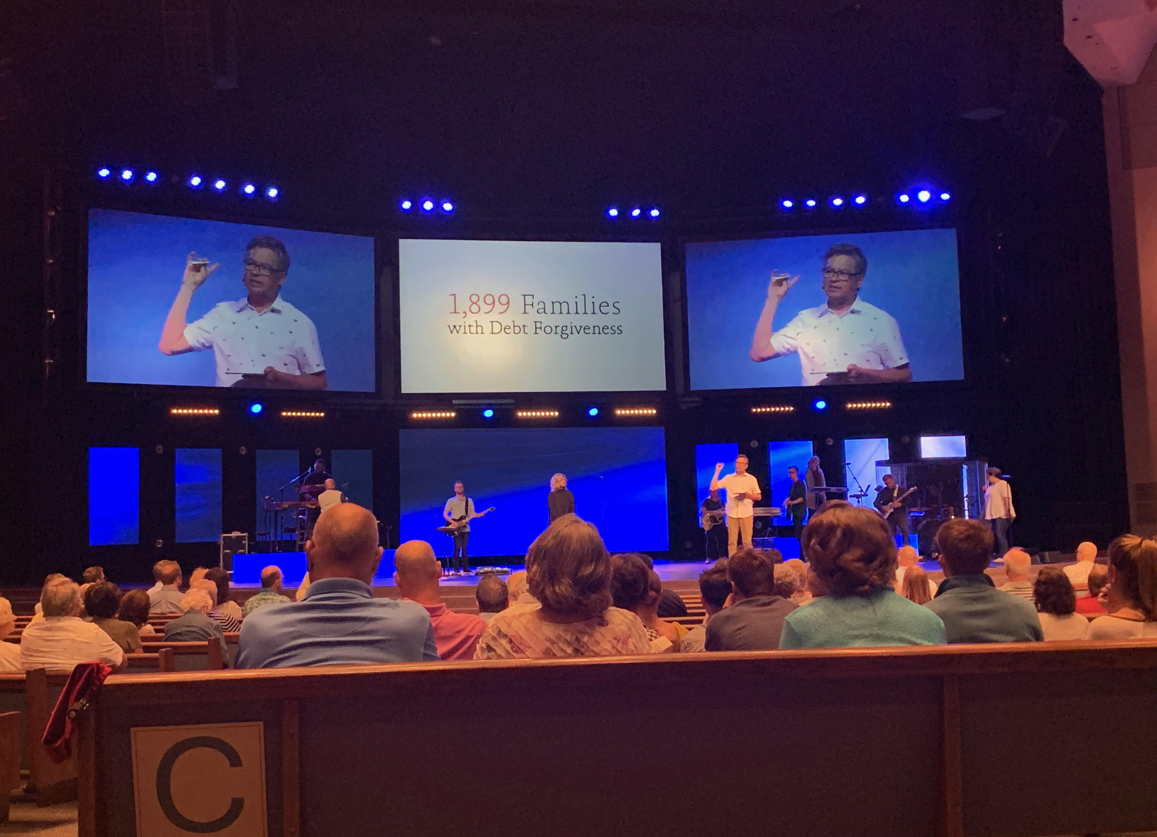 An RIP Medical Debt event takes place at the Grand Rapids First Church in Grand Rapids, Mich. (Courtesy of Grand Rapids First Church)