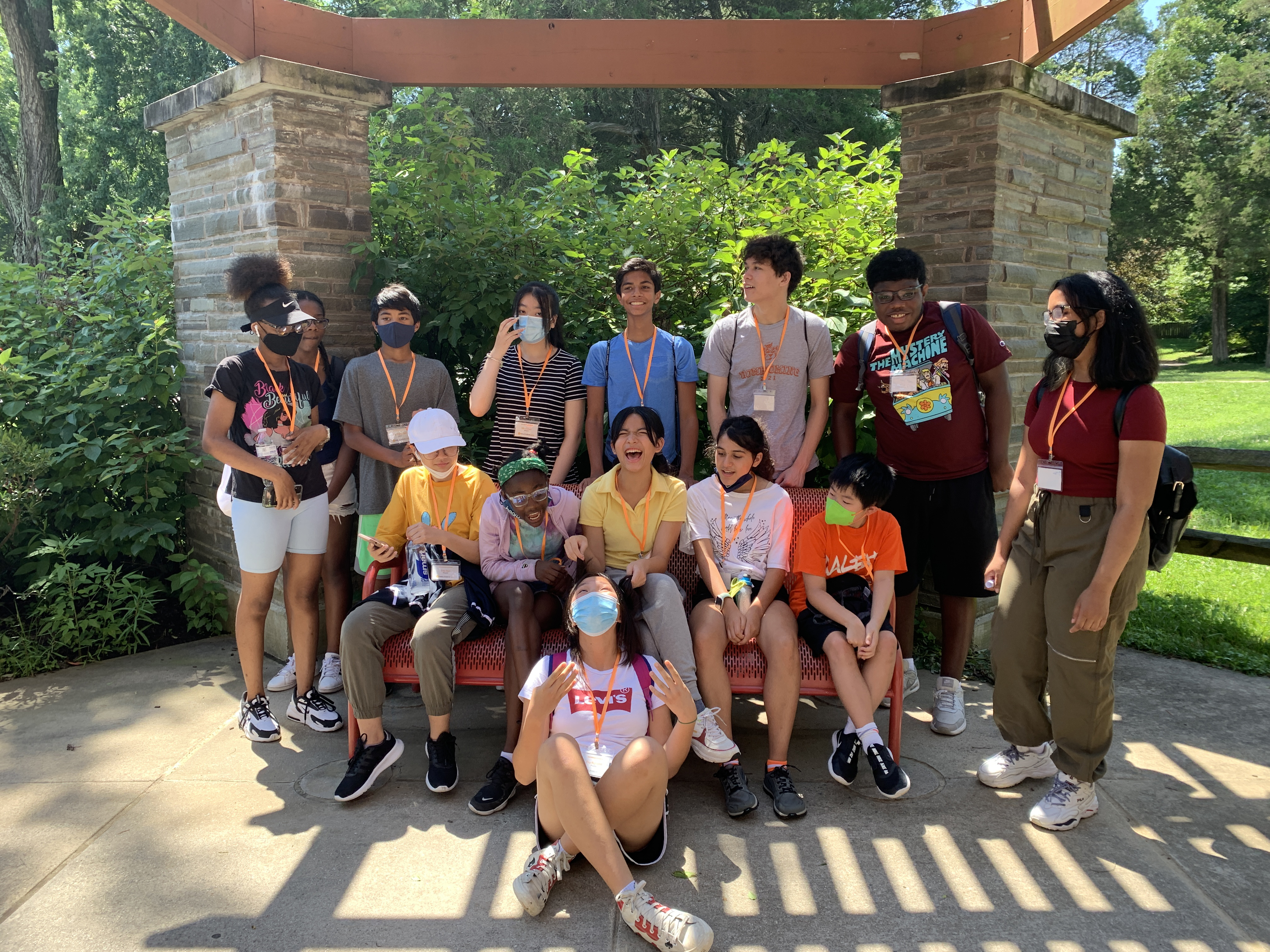 Asian American LEAD youth enjoying a field trip to the University of Maryland to promote college access. (Bang Co, AALEAD)
