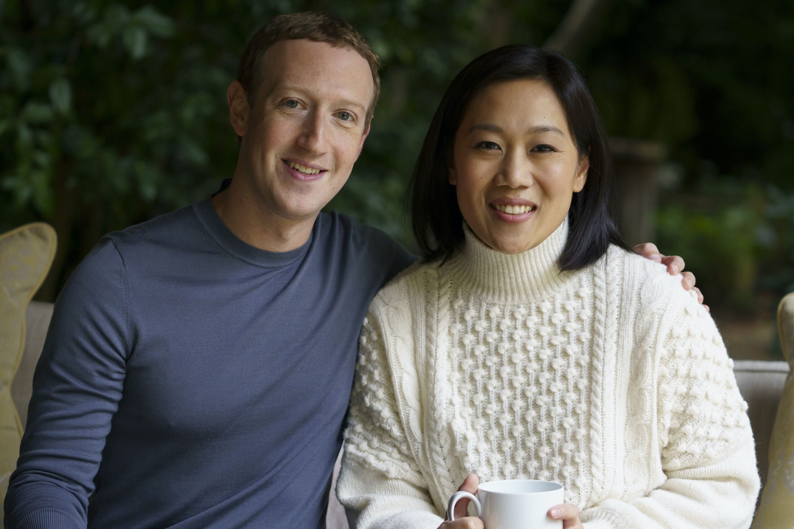 Mark Zuckerberg and Priscilla Chan.