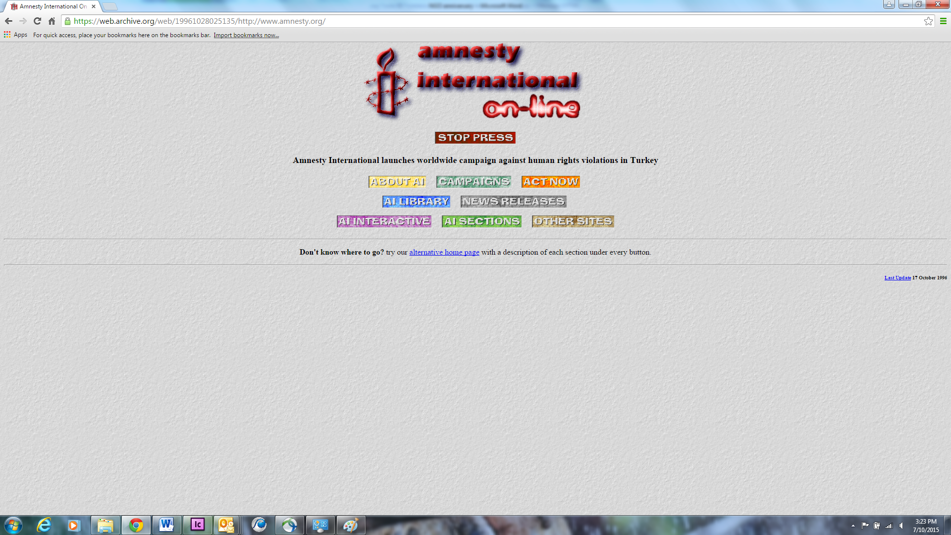 amnesty.org on October 28, 1996