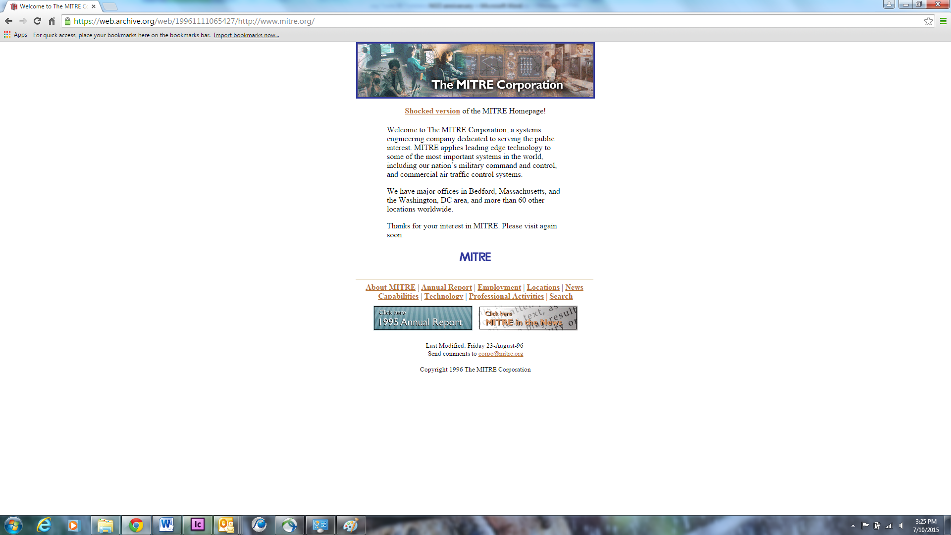 mitre.org on November 11, 1996