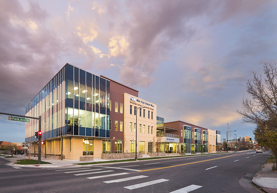 Mile High United Way in Denver constructed this new building after selling its old one for $10 million.