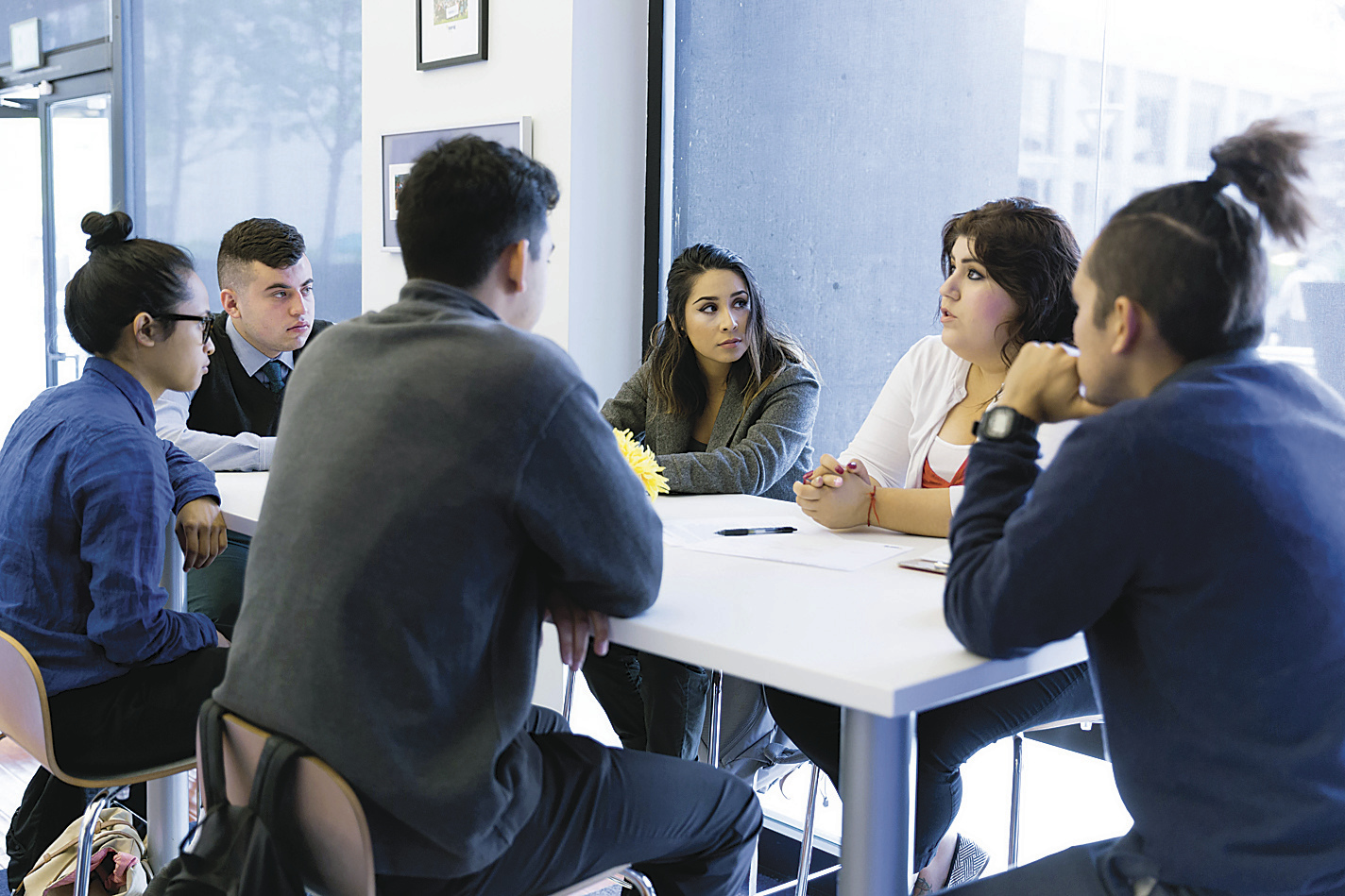 CLOSING THE INEQUALITY GAP: Sobrato Family Foundation grants have helped double  Silicon Valley-area participation in Year Up, a nonprofit  that helps low-income young adults land entry-level  professional jobs. 