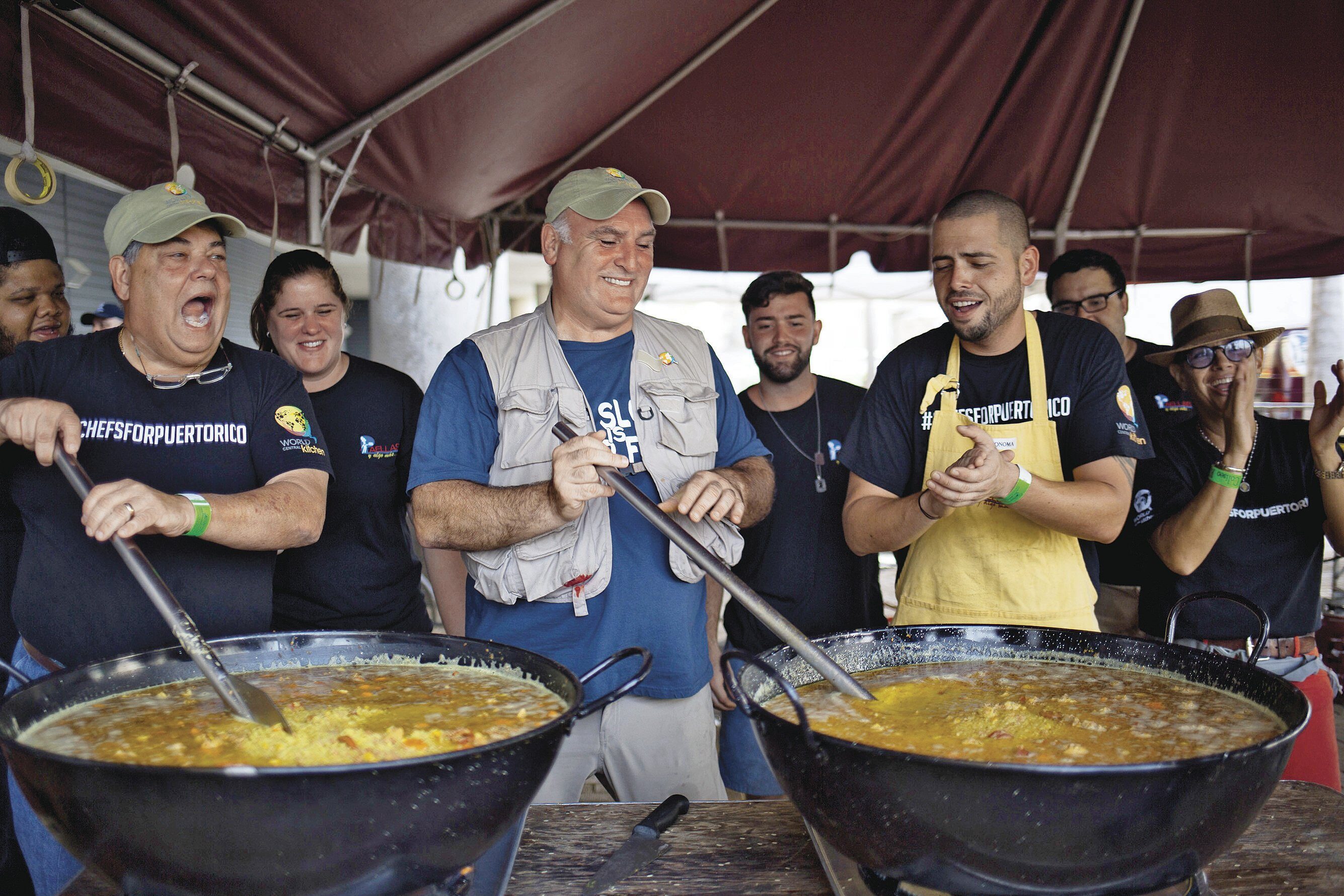 Celebrity chef José Andrés, from Spain, founded a nonprofit that has done relief work globally — notably in Puerto Rico after Hurricane Maria. 